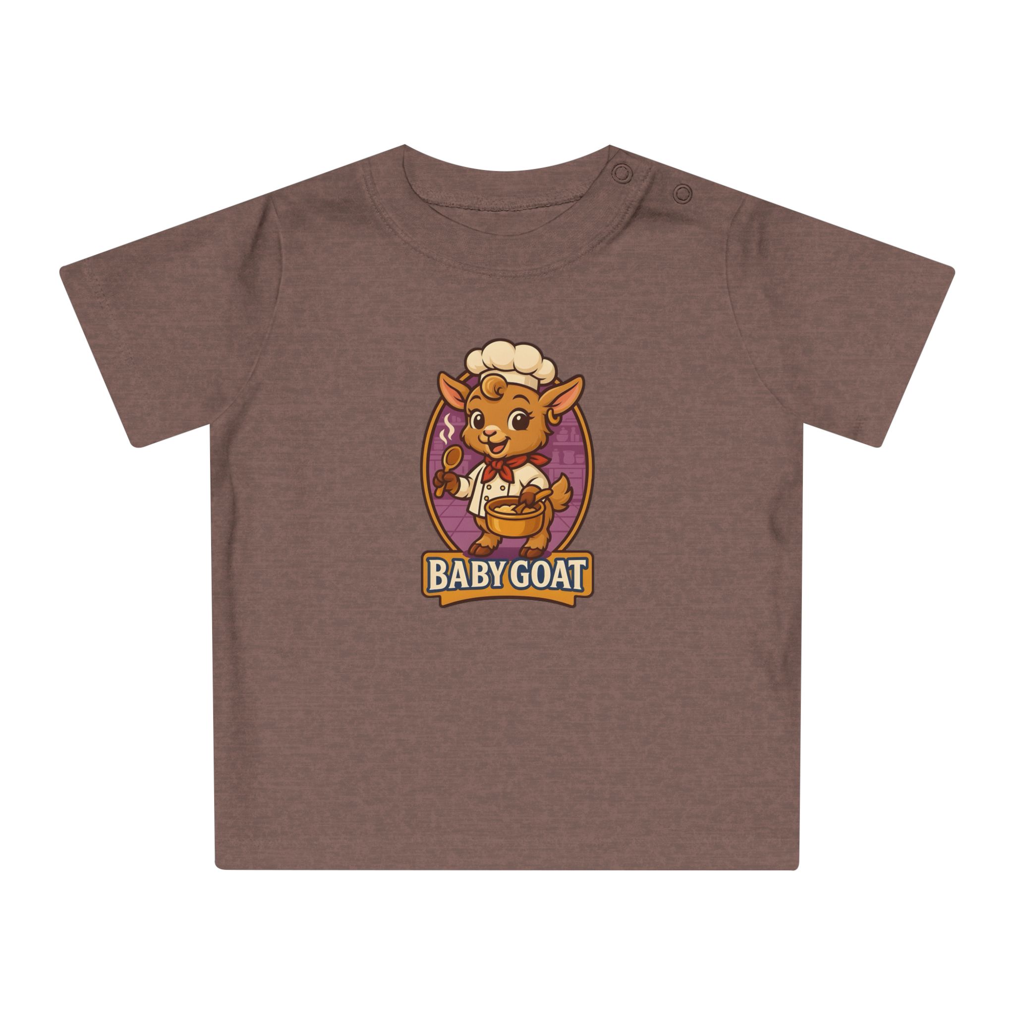 Baby Goat Baby T-Shirt — Cute Cartoon Kid Tee with 'Baby Goat' Design