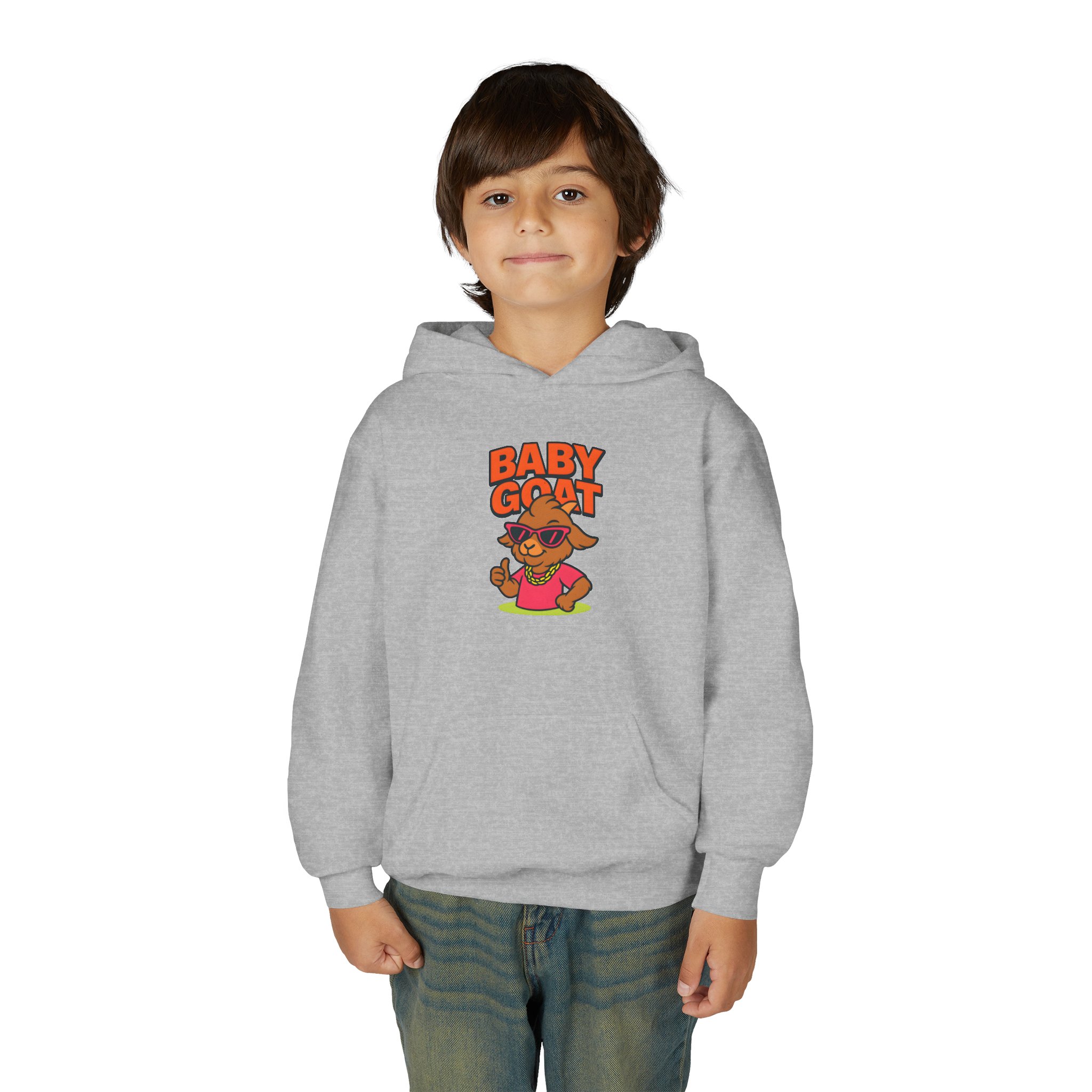 Skye the Style Queen Youth Hoodie — "Baby Goat" Cute Cartoon Kids Sweatshirt - Image 11