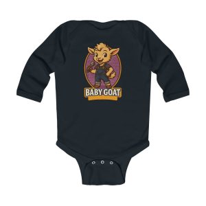 Baby Goat Infant Bodysuit — Cute Cartoon Goat Long Sleeve Onesie