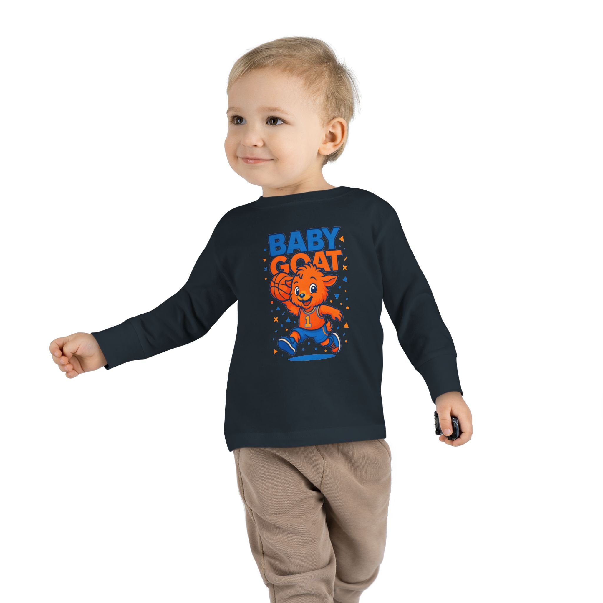 Baby G.O.A.T – MJ Toddler Long Sleeve Tee - Image 11