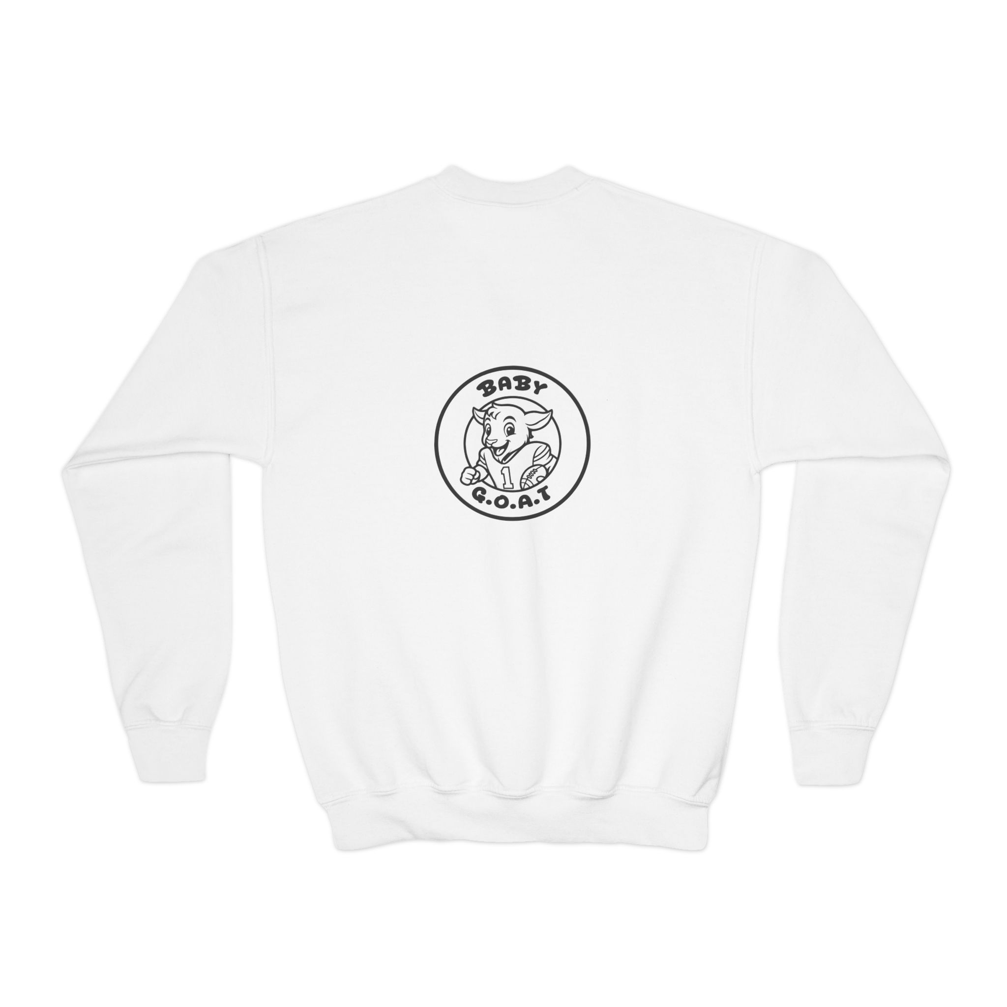 The Touchdown Star Baby G.O.A.T. Youth Crewneck Sweatshirt - Image 2
