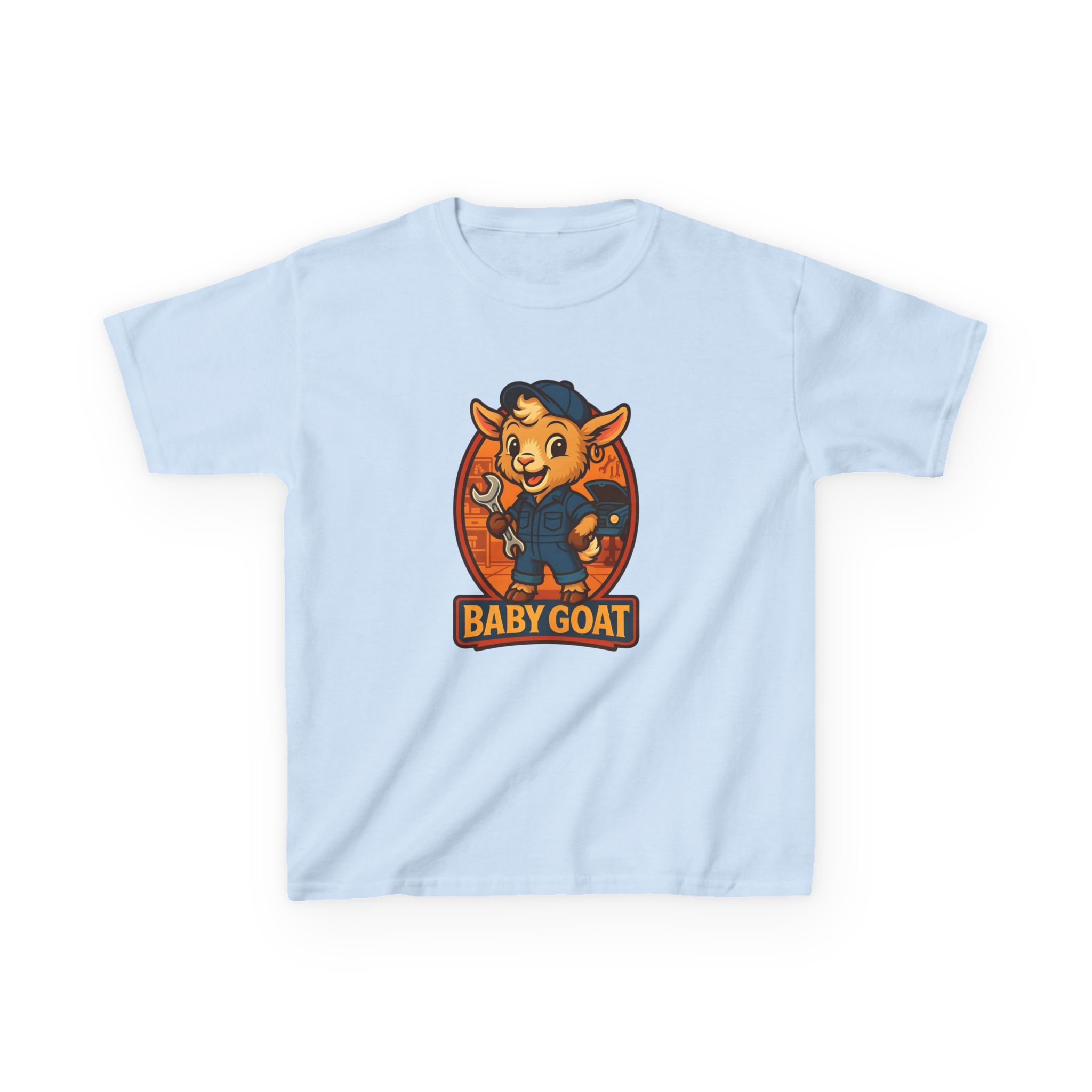 Ollie the Auto Helper Kids 'Baby Goat' Graphic Tee – Cute Cartoon Goat Shirt for Children - Image 13