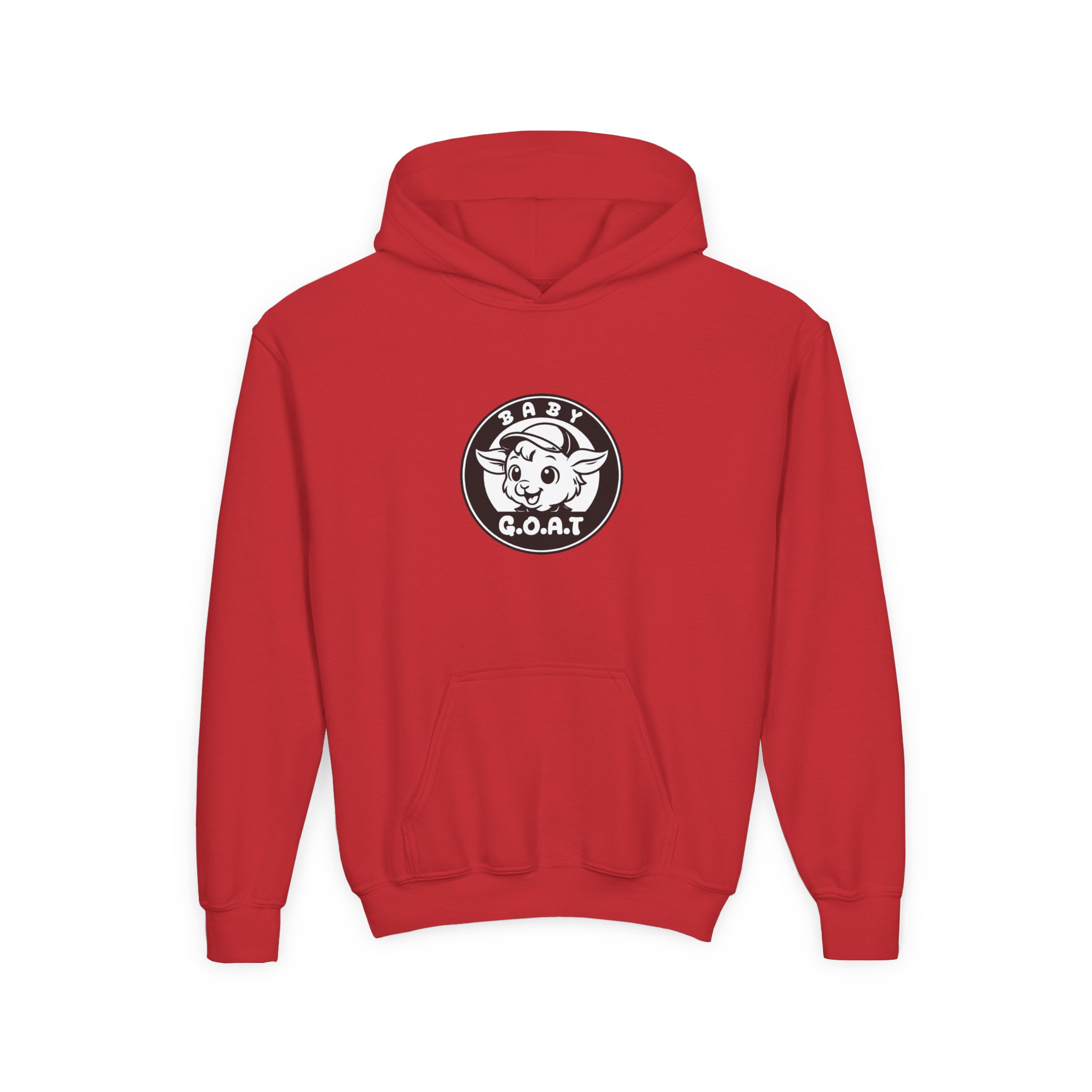 Baby G.O.A.T – Classic Edition Youth Hoodie — "Baby G.O.A.T." Cute Goat Logo Pullover - Image 13