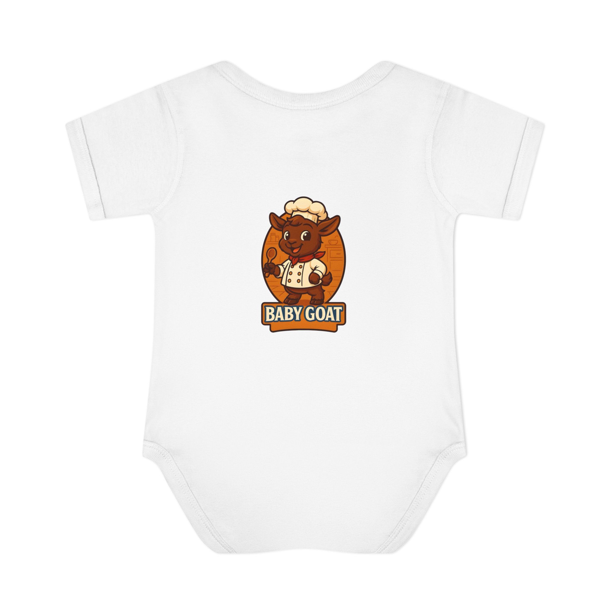 Baby Goat Infant Bodysuit — Cute Cartoon Kid Goat Baby Onesie - Image 2