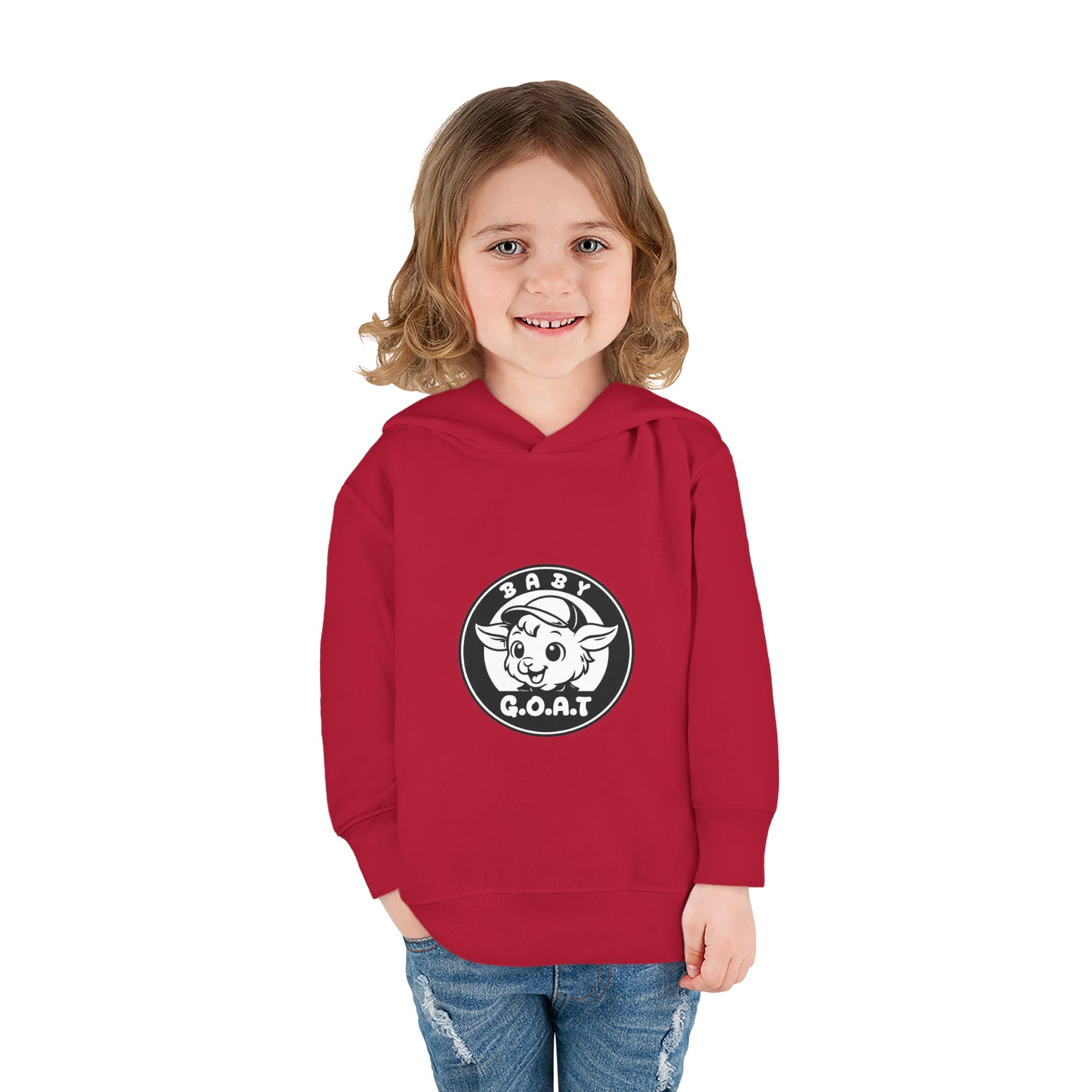 Baby G.O.A.T – Classic Edition Toddler Hoodie – 'Baby G.O.A.T.' Cute Goat Logo Pullover for Kids - Image 16