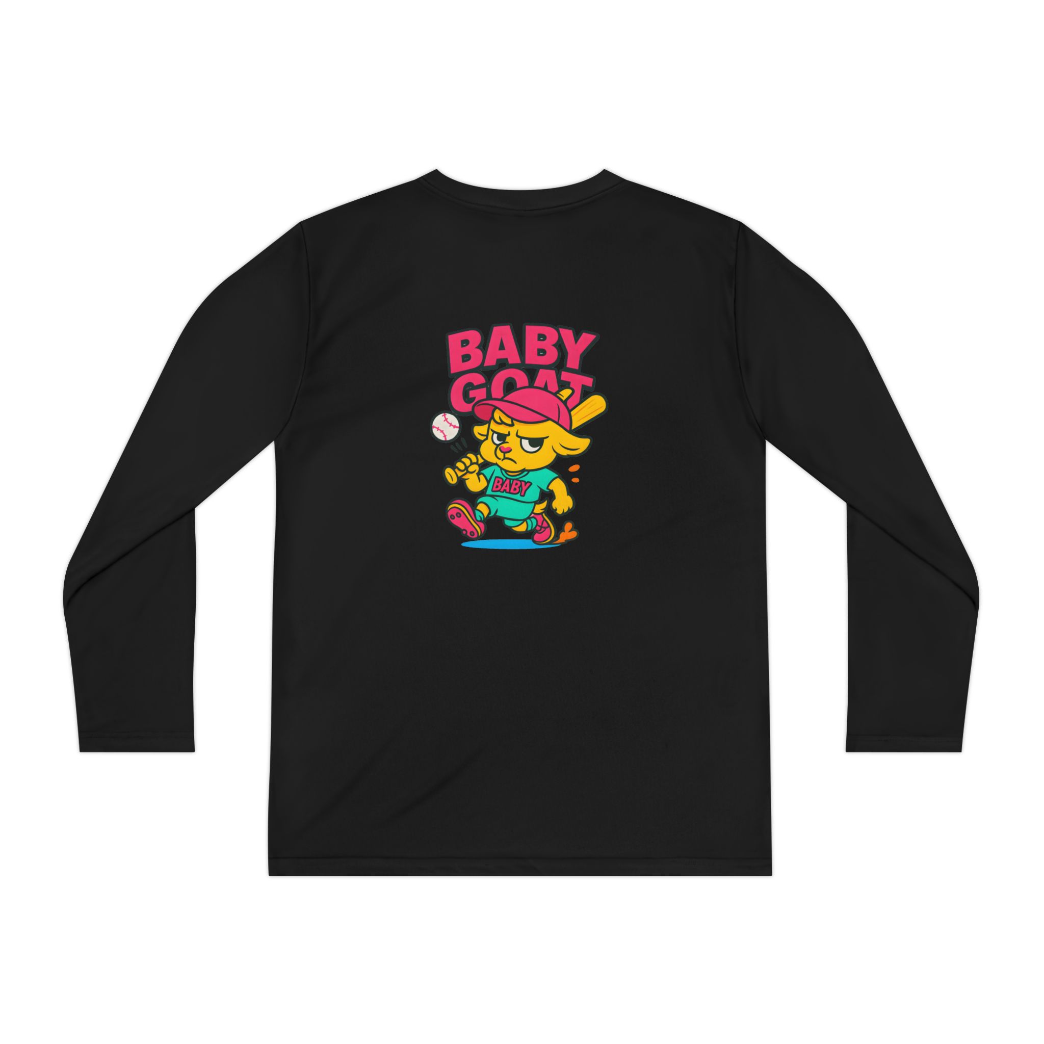 Skye the Cool Queen Youth Long Sleeve Tee — "Baby Goat" Skate Graphic - Image 10