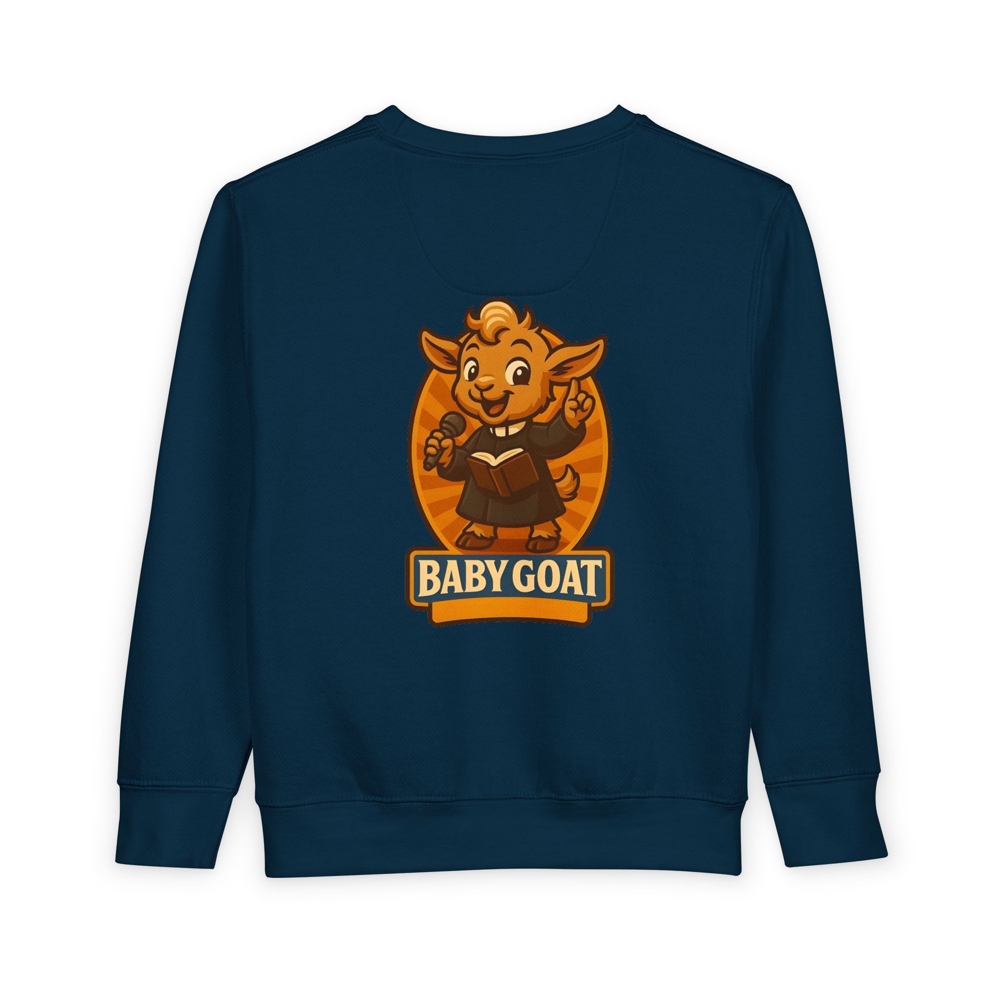 Baby Goat Toddler Sweatshirt — Cute Cartoon Goat Graphic Pullover - Image 10