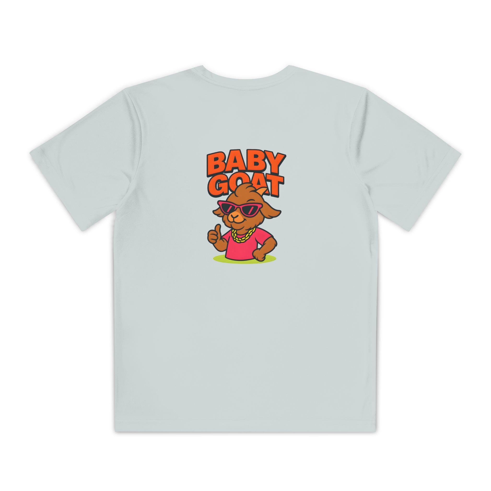 Skye the Style Queen Baby Goat Youth Tee – Cute Cartoon Goat Graphic Shirt for Kids - Image 6