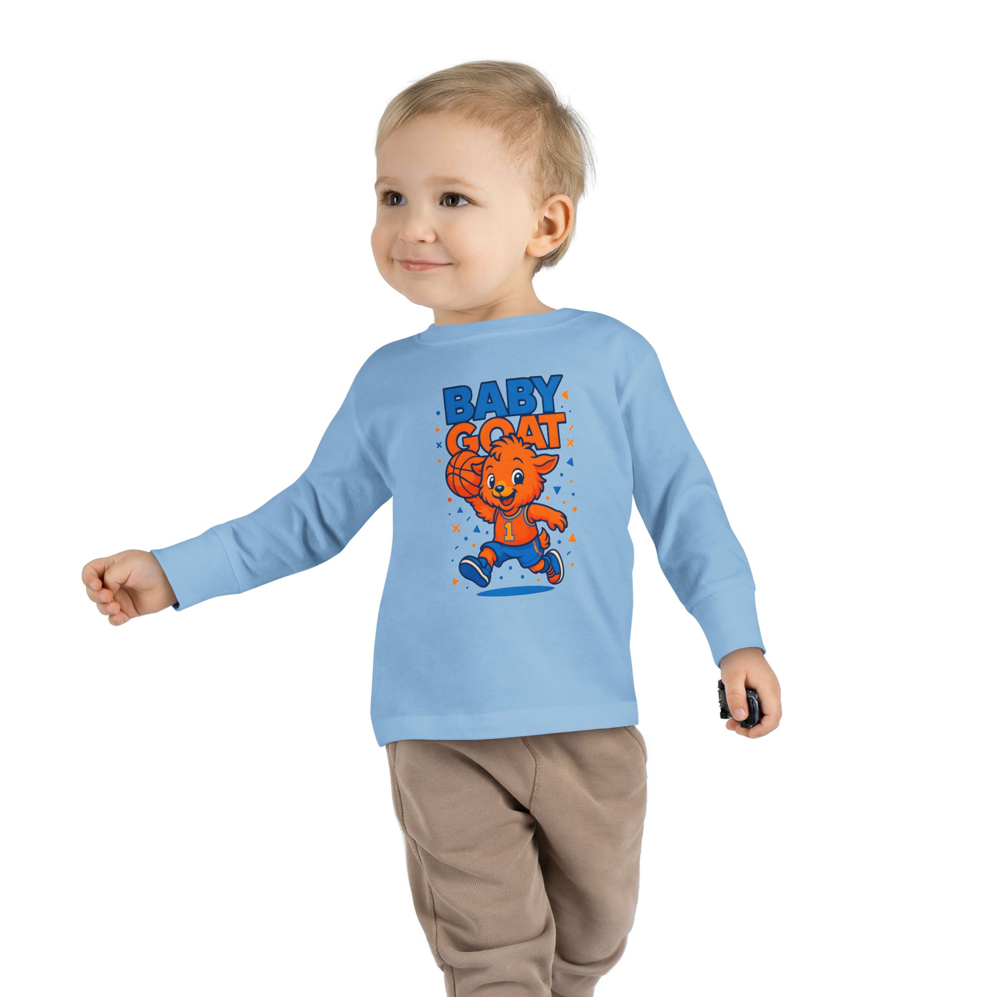 Baby G.O.A.T – MJ Toddler Long Sleeve Tee - Image 7
