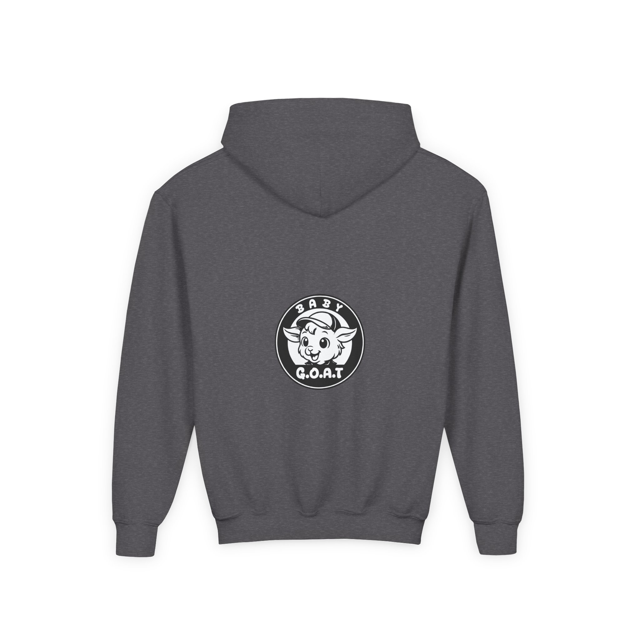 Baby G.O.A.T – Classic Edition Youth Hoodie — "Baby G.O.A.T." Cute Goat Logo Pullover - Image 10