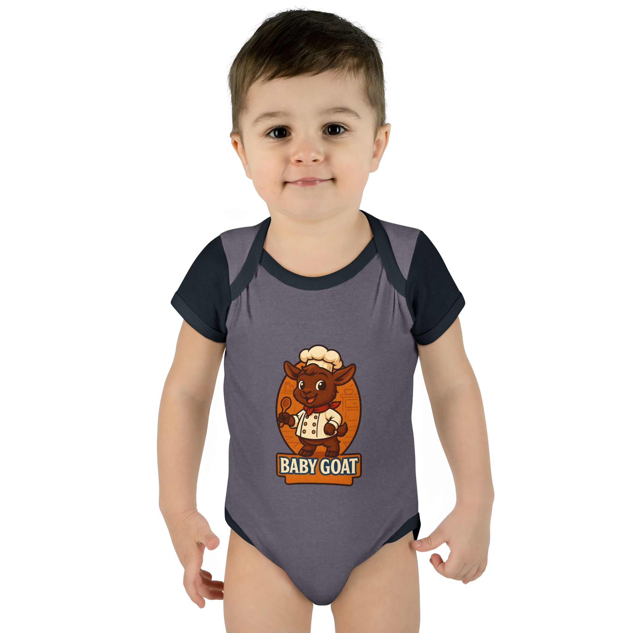 Baby Goat Infant Bodysuit — Cute Cartoon Kid Goat Baby Onesie - Image 15