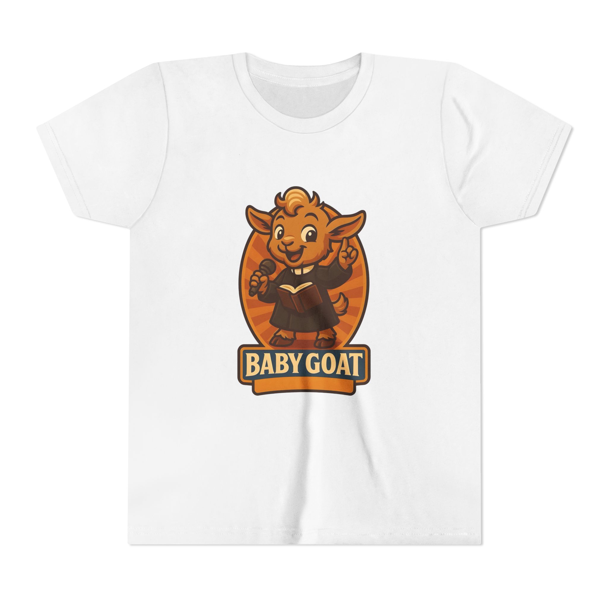 Baby Goat Youth T‑Shirt — Cute Cartoon Kid’s Tee ("BABY GOAT")