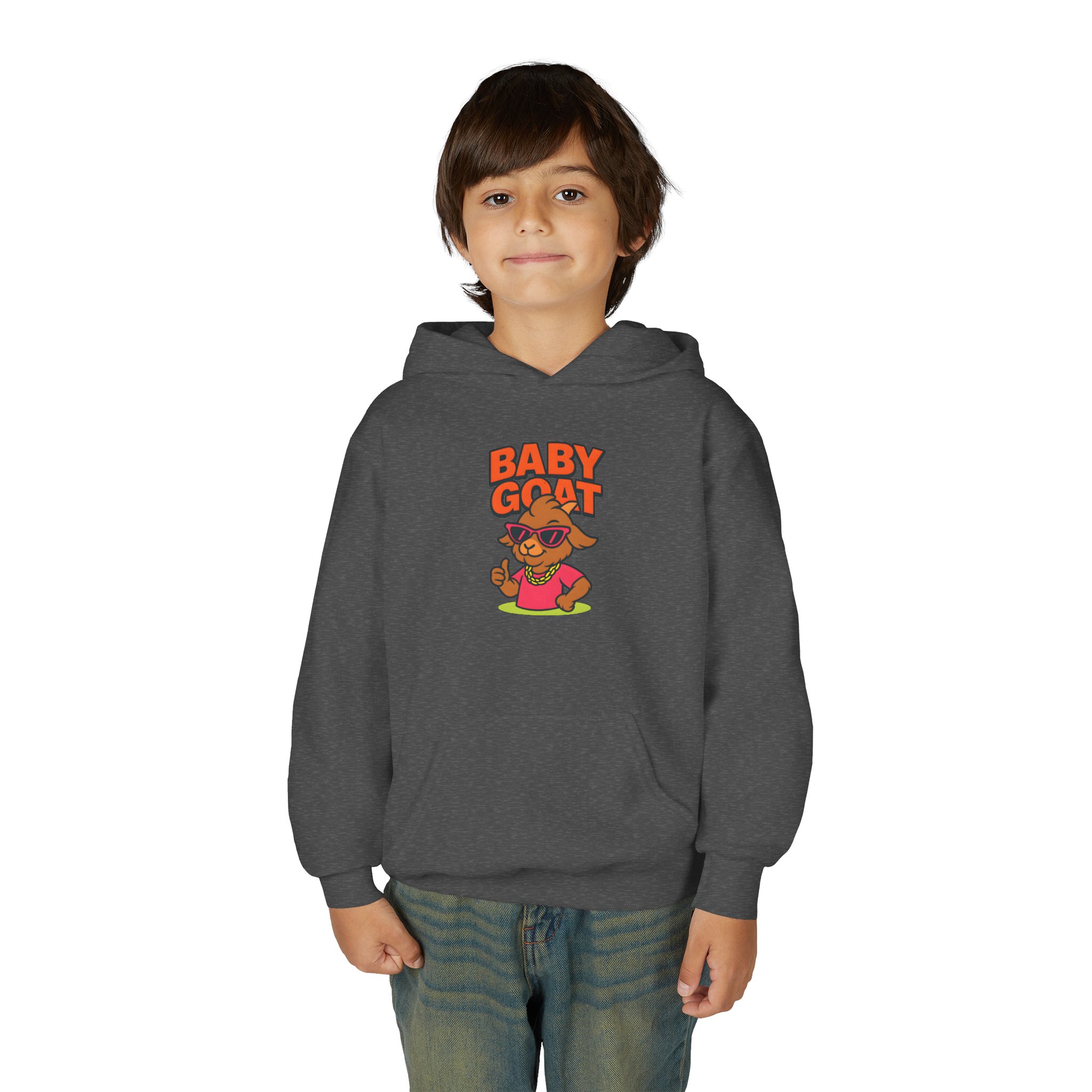 Skye the Style Queen Youth Hoodie — "Baby Goat" Cute Cartoon Kids Sweatshirt - Image 15