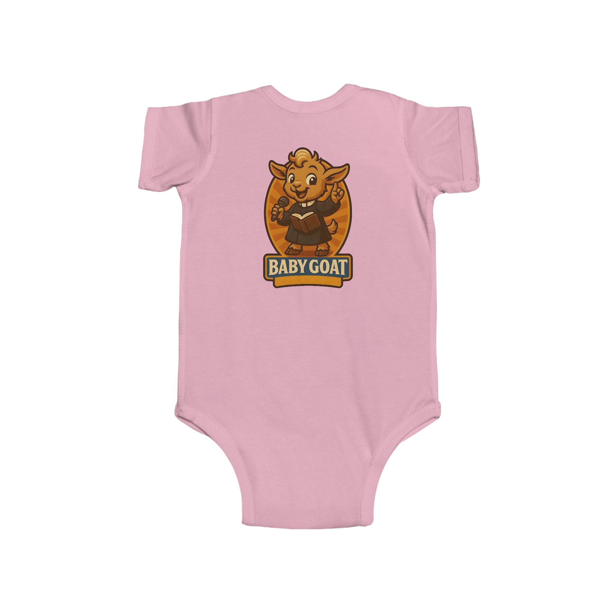 Baby Goat Infant Bodysuit – Cute Farm Animal Baby Onesie - Image 11