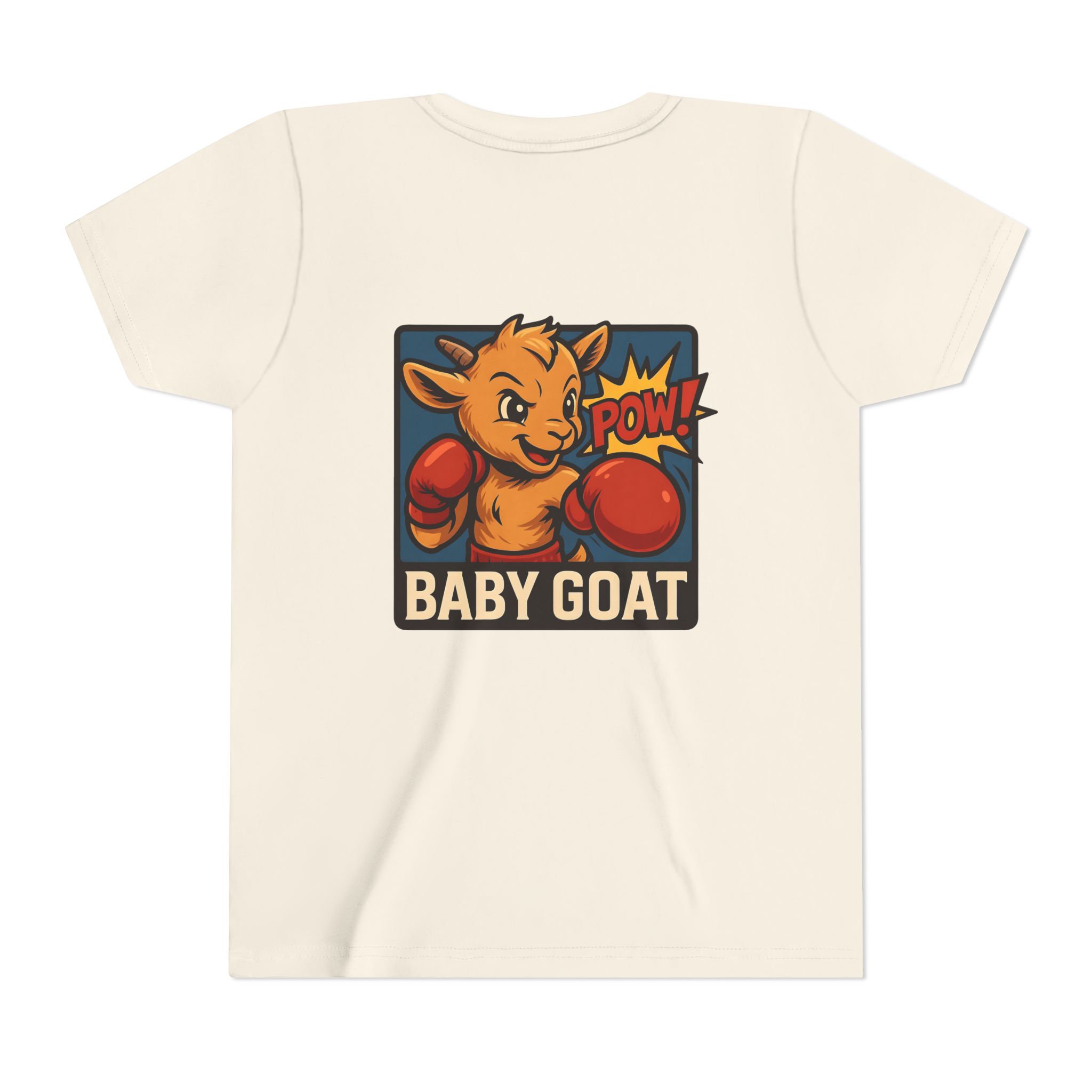 Baby G.O.A.T – Benny the Boxer Youth Tee — "Baby Goat" Boxing Cartoon Kids Shirt - Image 10