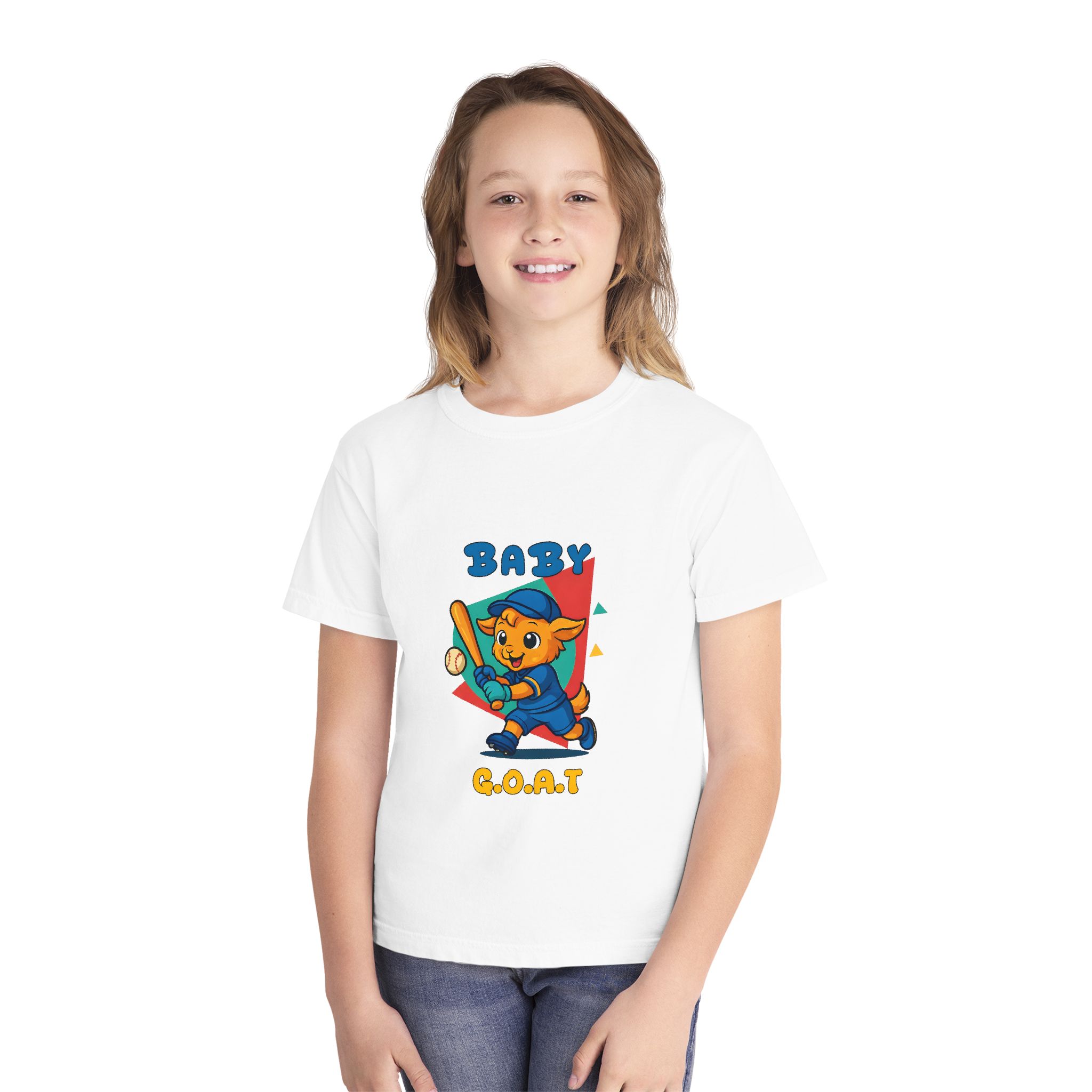 Barry the Slugger Baby G.O.A.T. Youth Baseball Tee - Image 3