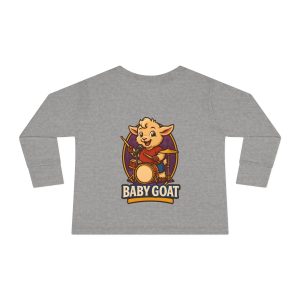 Baby Goat Drummer Toddler Long Sleeve Tee