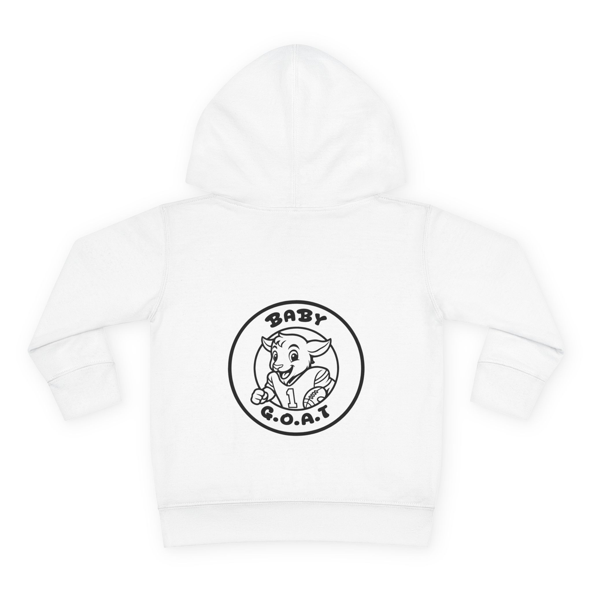 BaThe Touchdown Star by G.O.A.T. Toddler Pullover Hoodie – Cute Goat Graphic Hoodie for Babies & Toddlers - Image 2