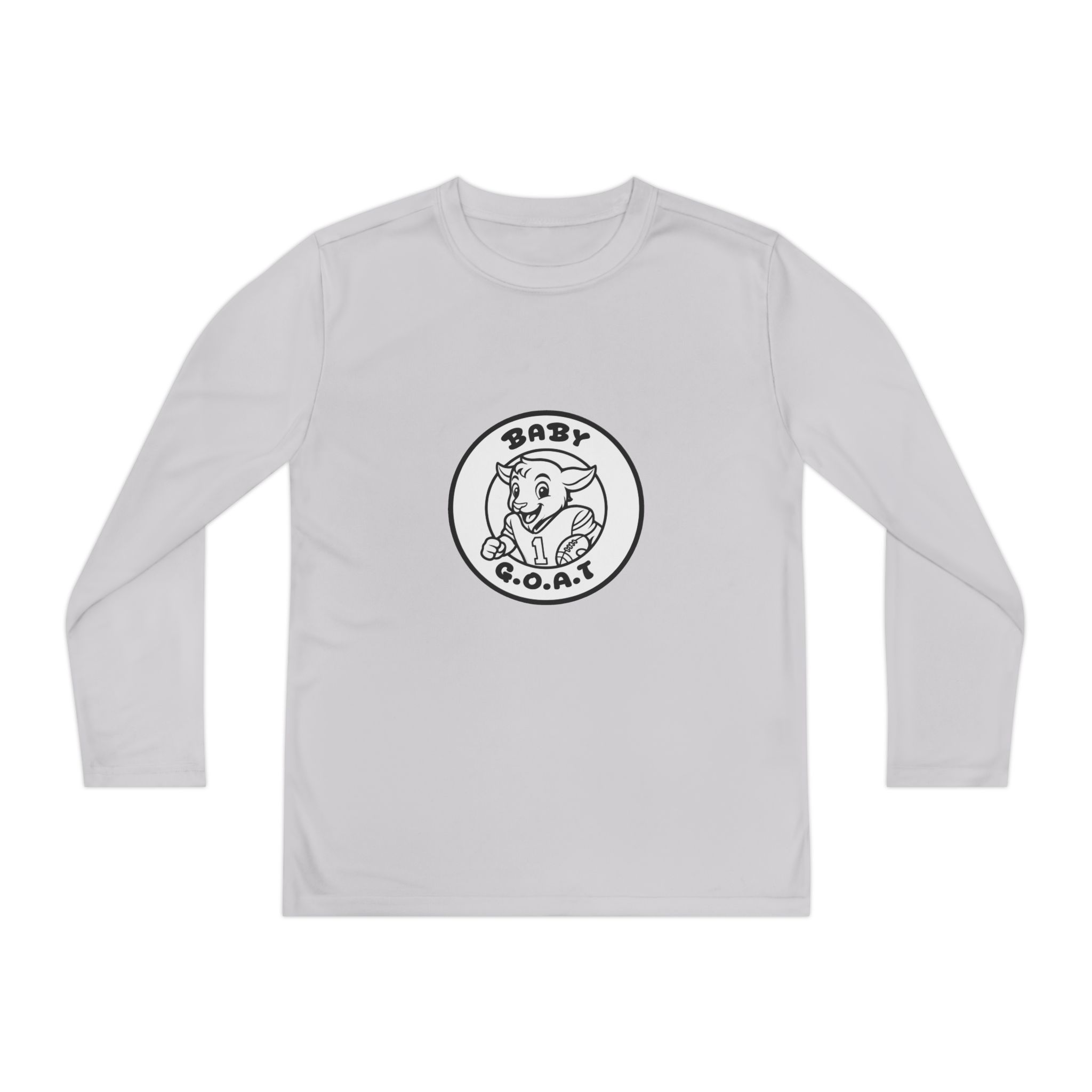 The Touchdown Star Youth Long Sleeve Tee — Baby G.O.A.T. Graphic - Image 5