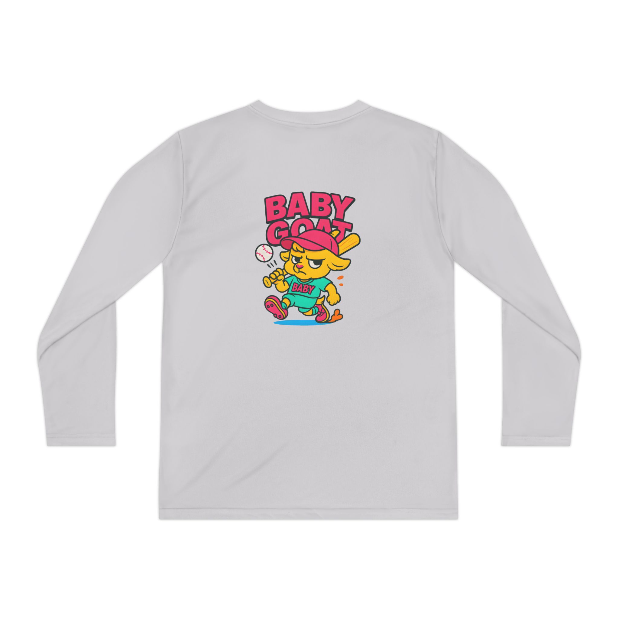 Skye the Cool Queen Youth Long Sleeve Tee — "Baby Goat" Skate Graphic - Image 6