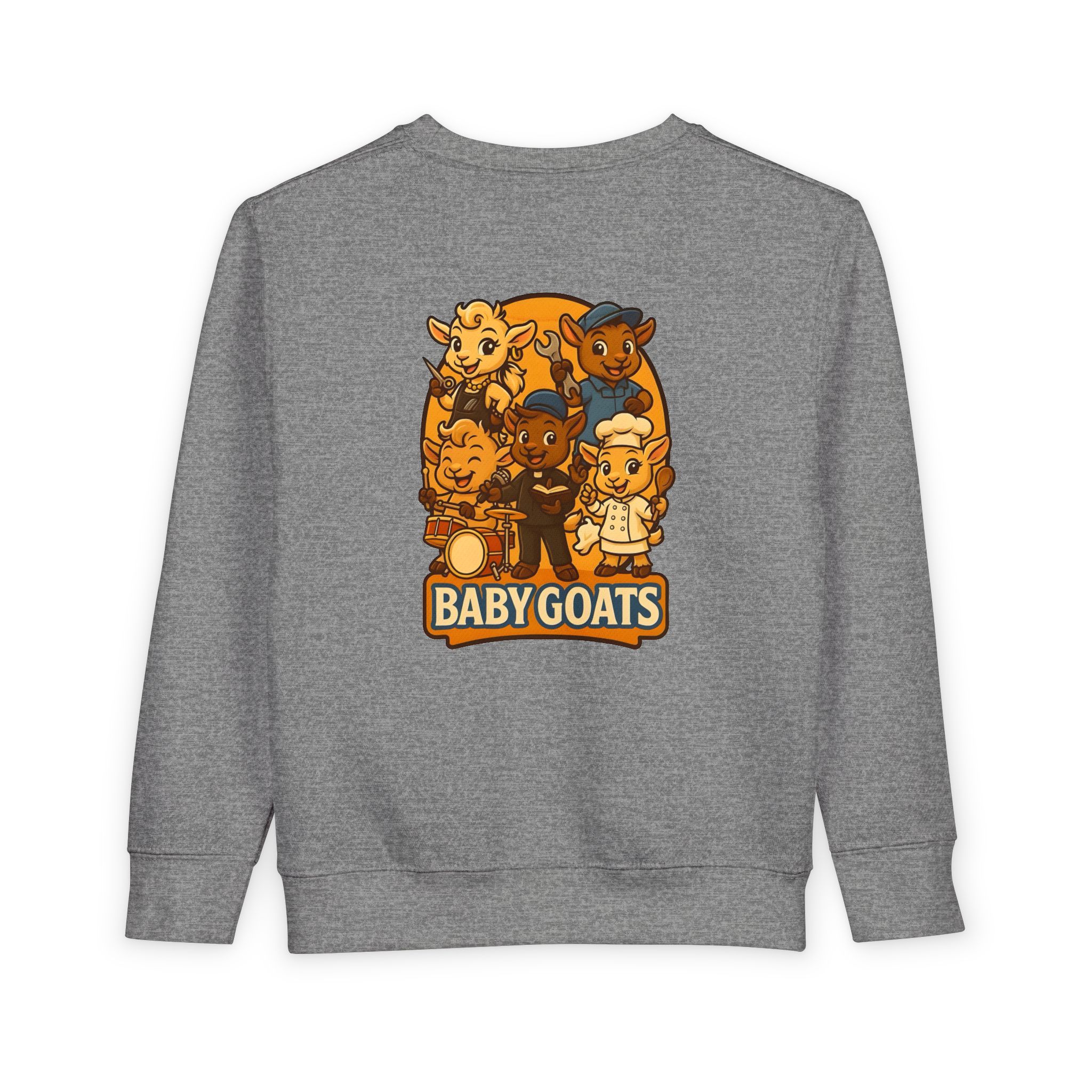 Baby Goats Toddler Sweatshirt — Cute Cartoon Farm Animal Pullover - Image 6
