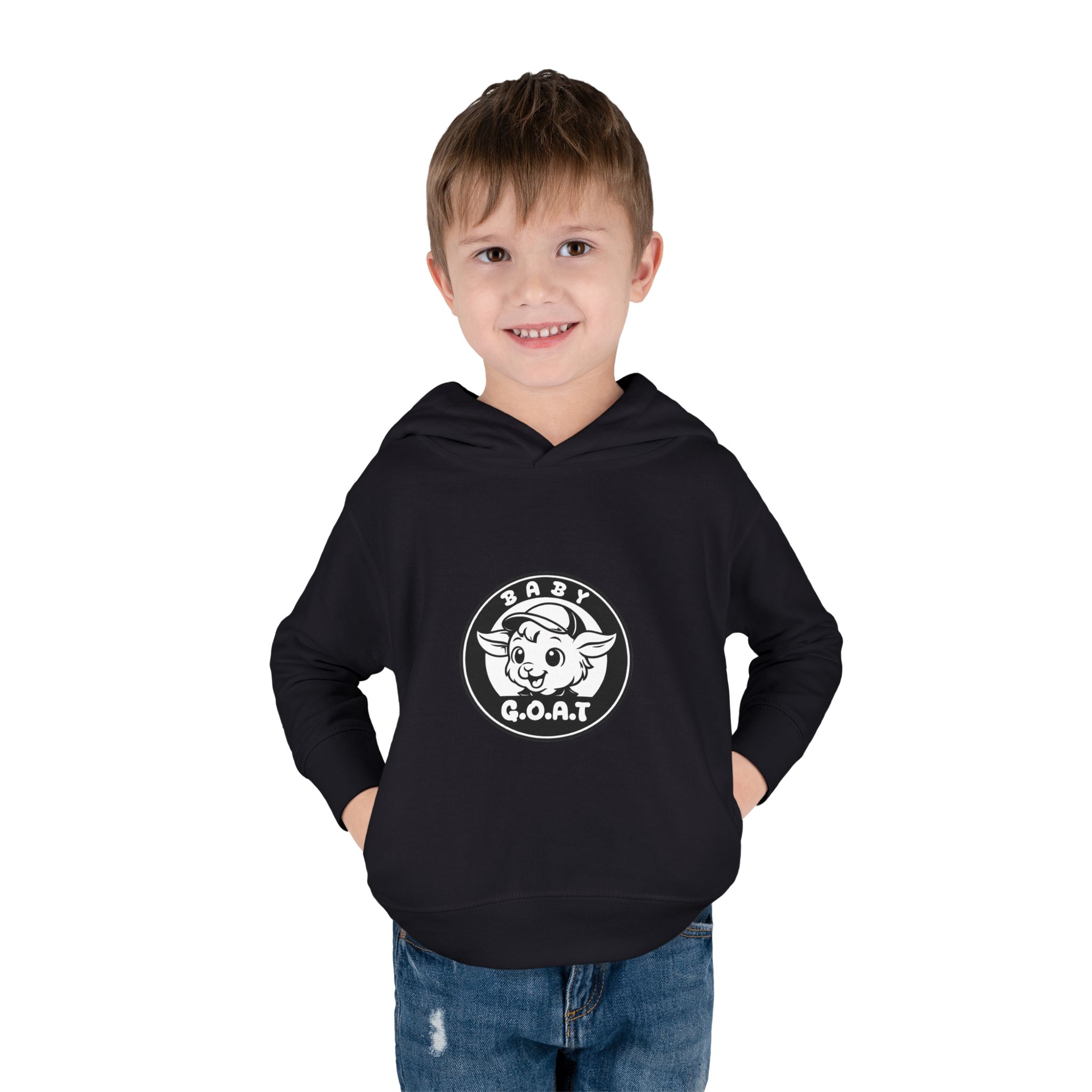 Baby G.O.A.T – Classic Edition Toddler Hoodie – 'Baby G.O.A.T.' Cute Goat Logo Pullover for Kids - Image 11