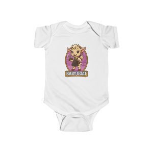Joy the Stylist Baby Goat Infant Bodysuit — Cute Cartoon Kids Onesie