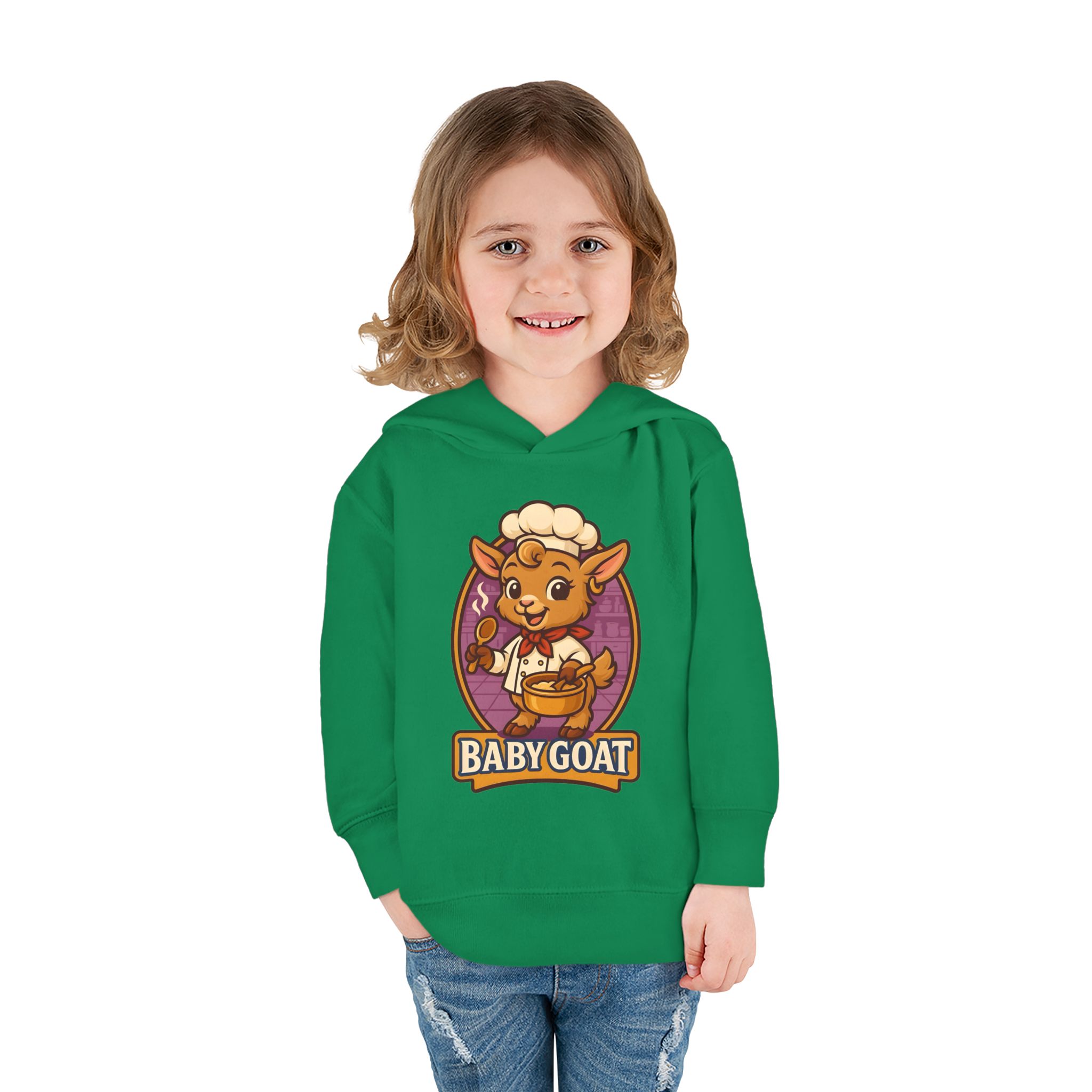 Baby Goat Toddler Hoodie — Cute Cartoon Kids Pullover Fleece - Image 8