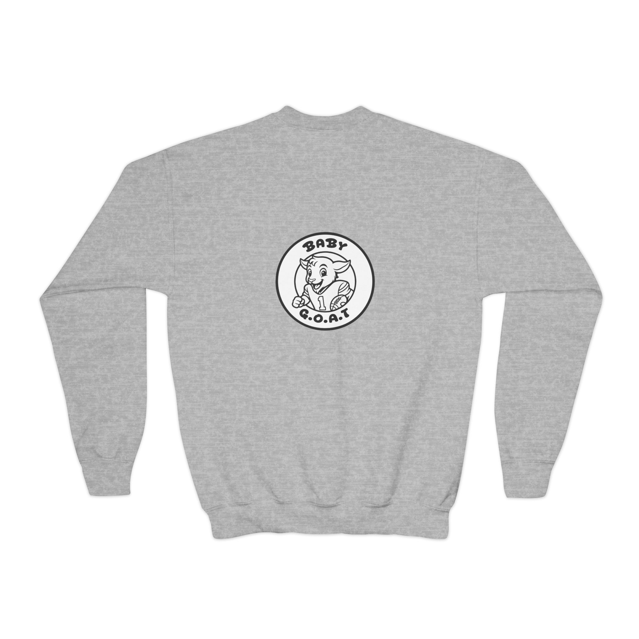 The Touchdown Star Baby G.O.A.T. Youth Crewneck Sweatshirt - Image 10