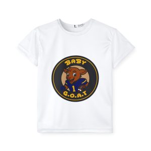 Davon The Touchdown Star Yello Background Kids Jersey - "Baby G.O.A.T." Goat Sports Tee for Toddlers