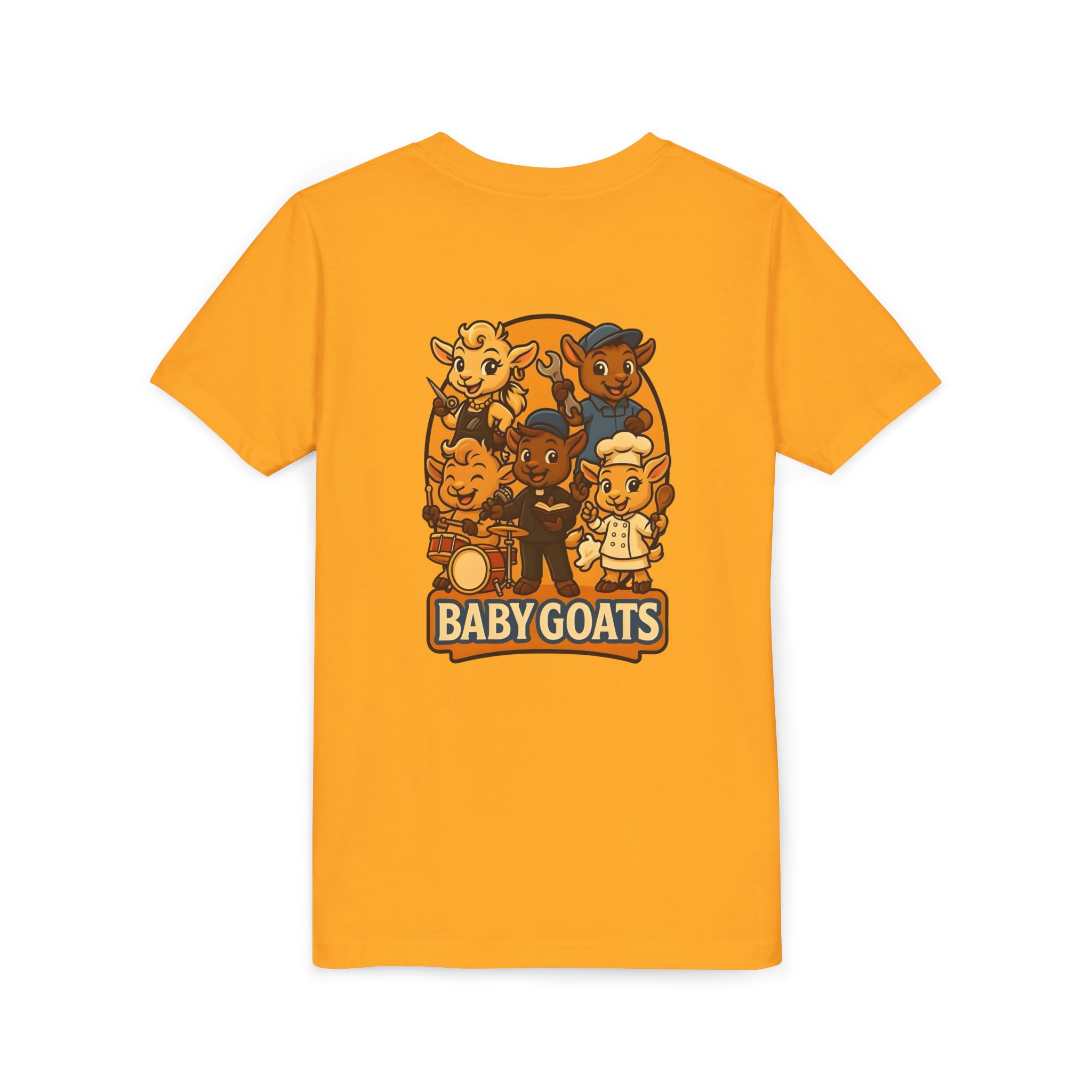 Baby Goats Kids T‑Shirt — Cute Cartoon Baby Goats Graphic Tee for Toddlers & Kids - Image 12
