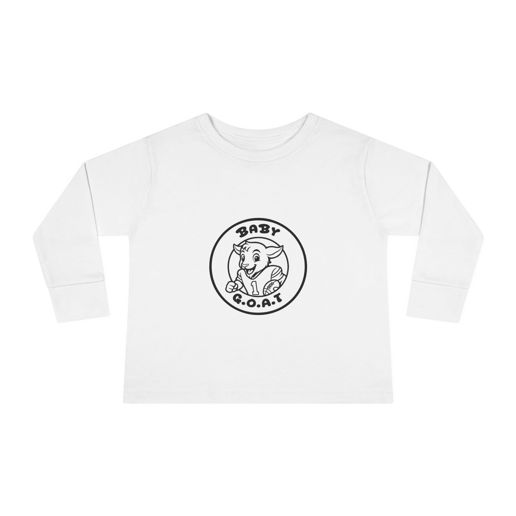 The Touchdown Star  Toddler Long Sleeve Tee