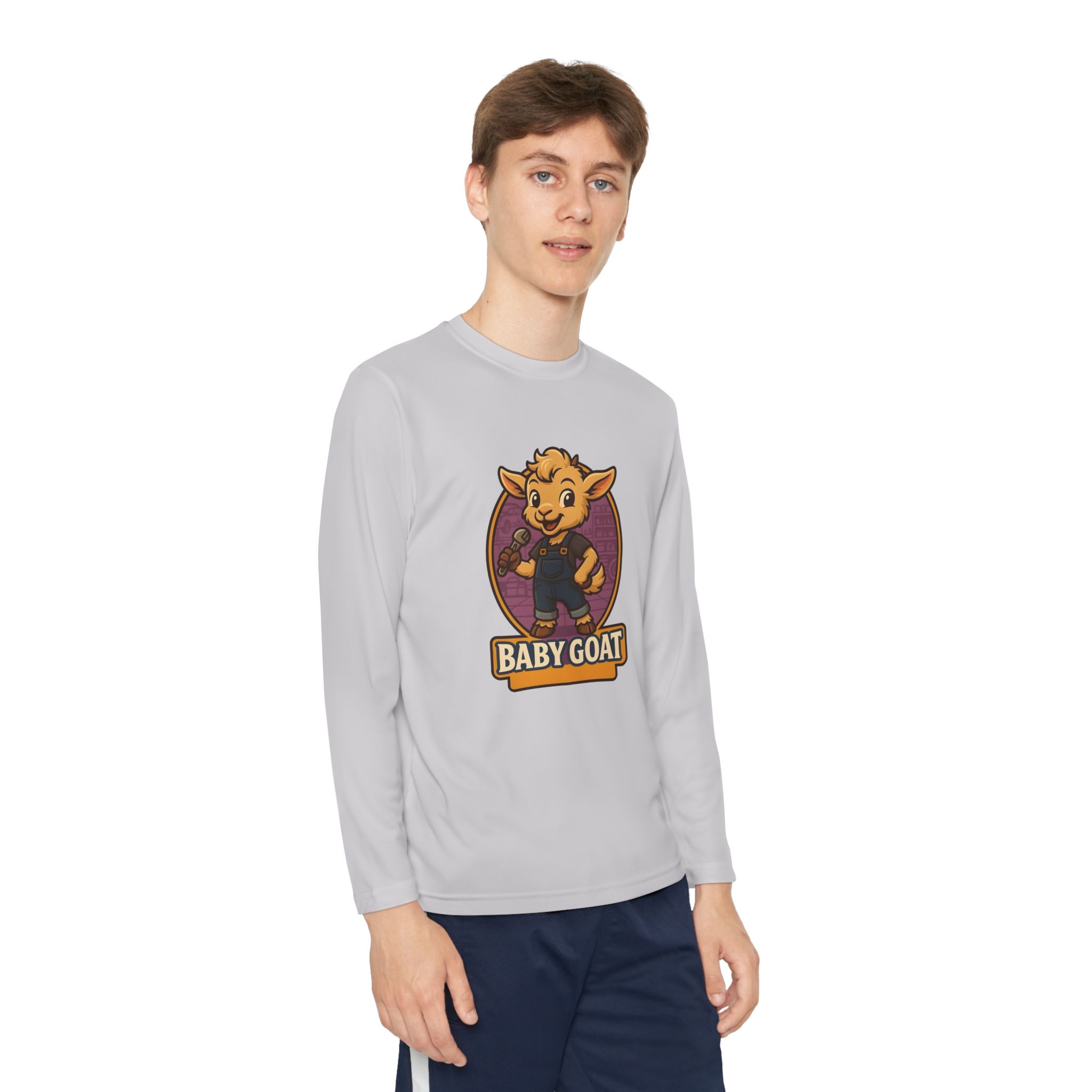 Youth Long Sleeve Competitor Tee - Image 3