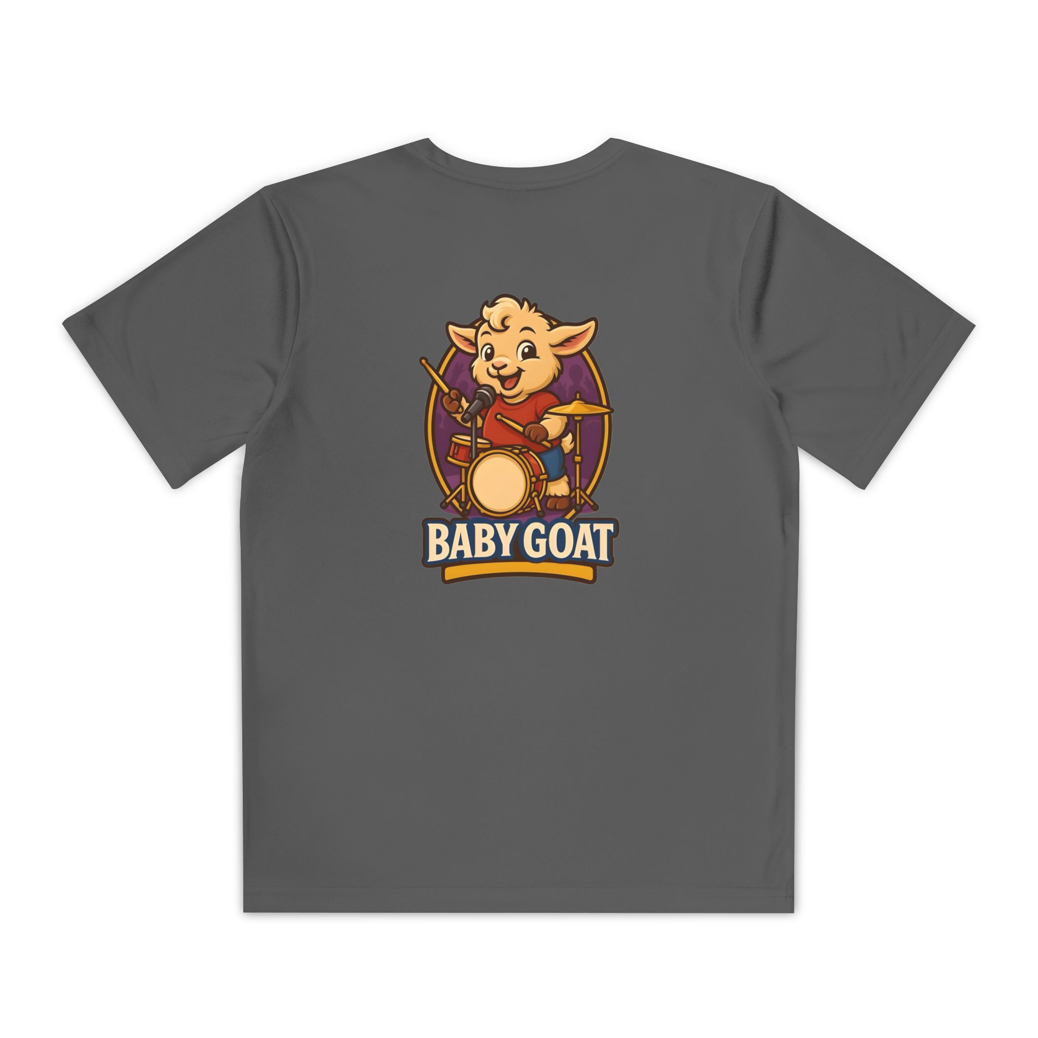Baby Goat Drumline Youth Tee — Cute Kid’s Musician T‑Shirt