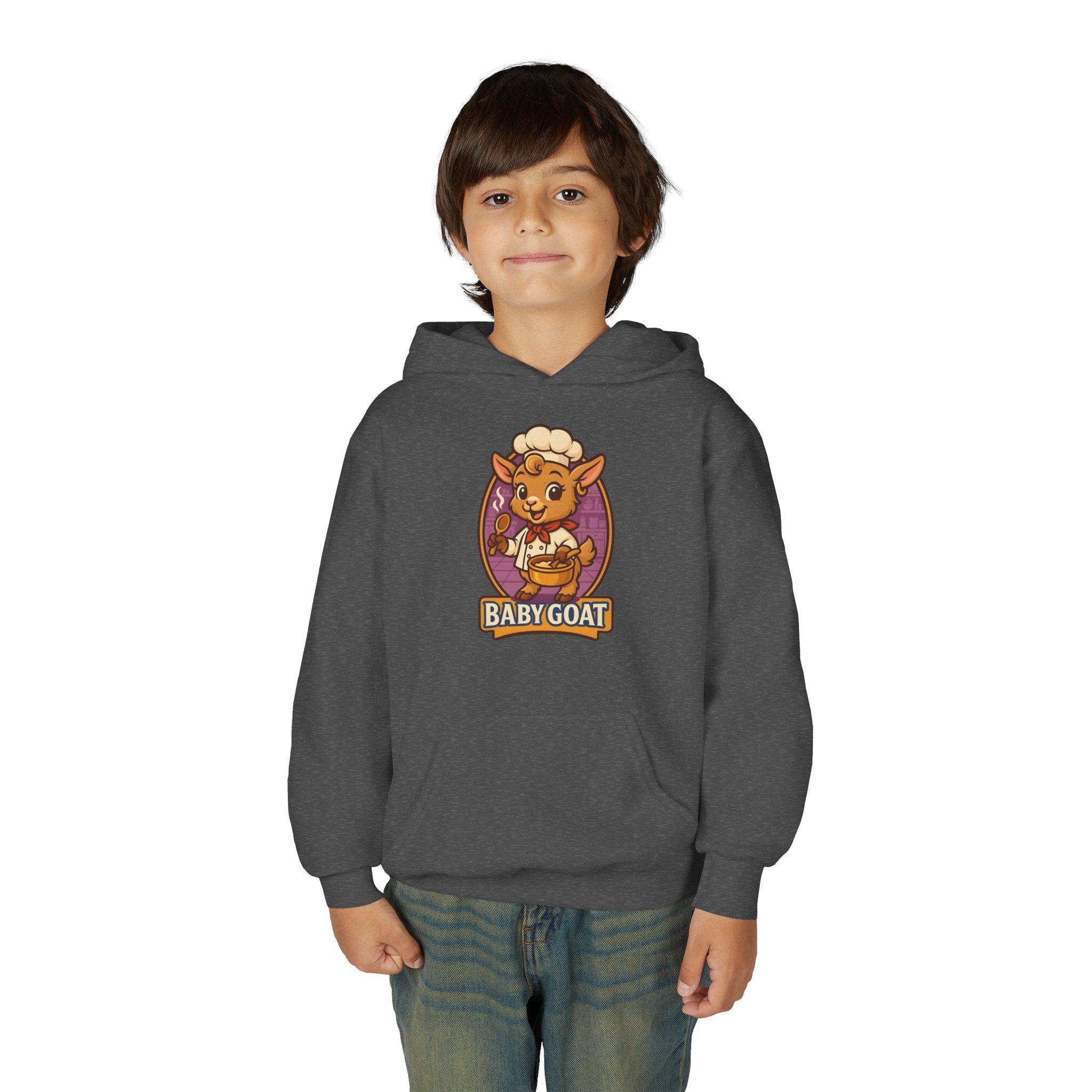 Baby Goat Hoodie — Cute Chef Kid’s Hooded Sweatshirt - Image 15