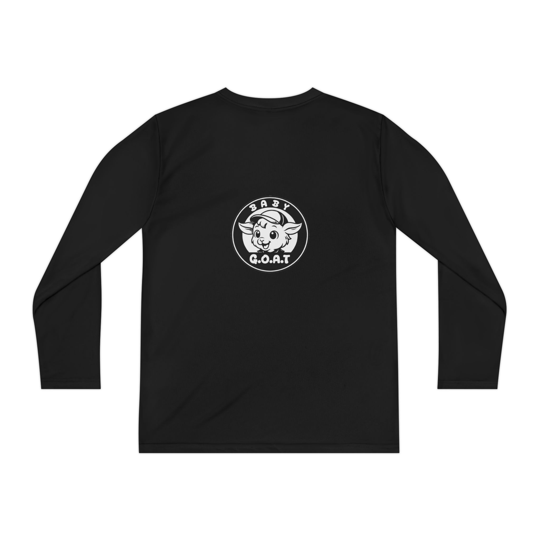 Baby G.O.A.T – Classic Edition Youth Long Sleeve Tee — "Baby G.O.A.T." Graphic - Image 10