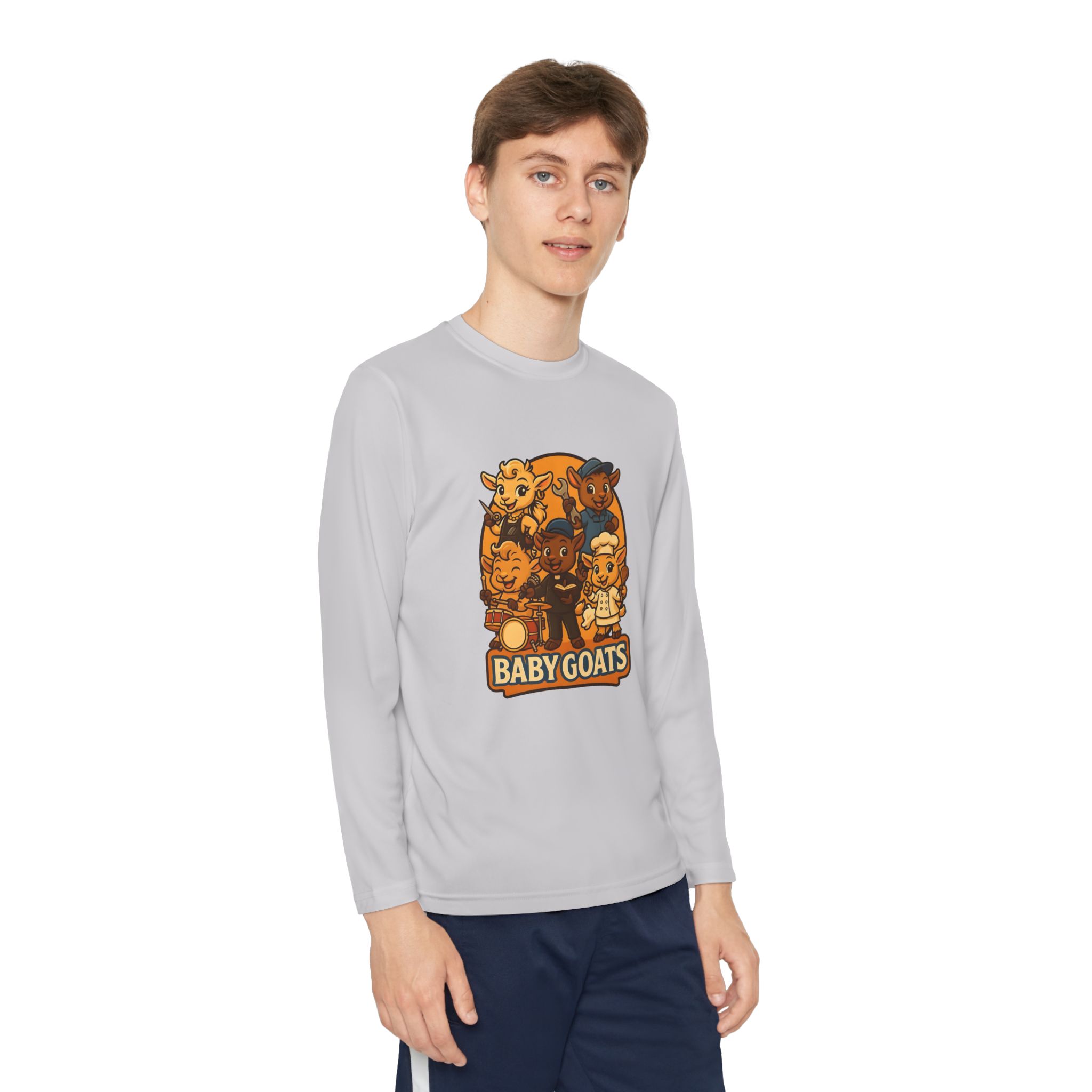 Youth Long Sleeve Competitor Tee - Image 7