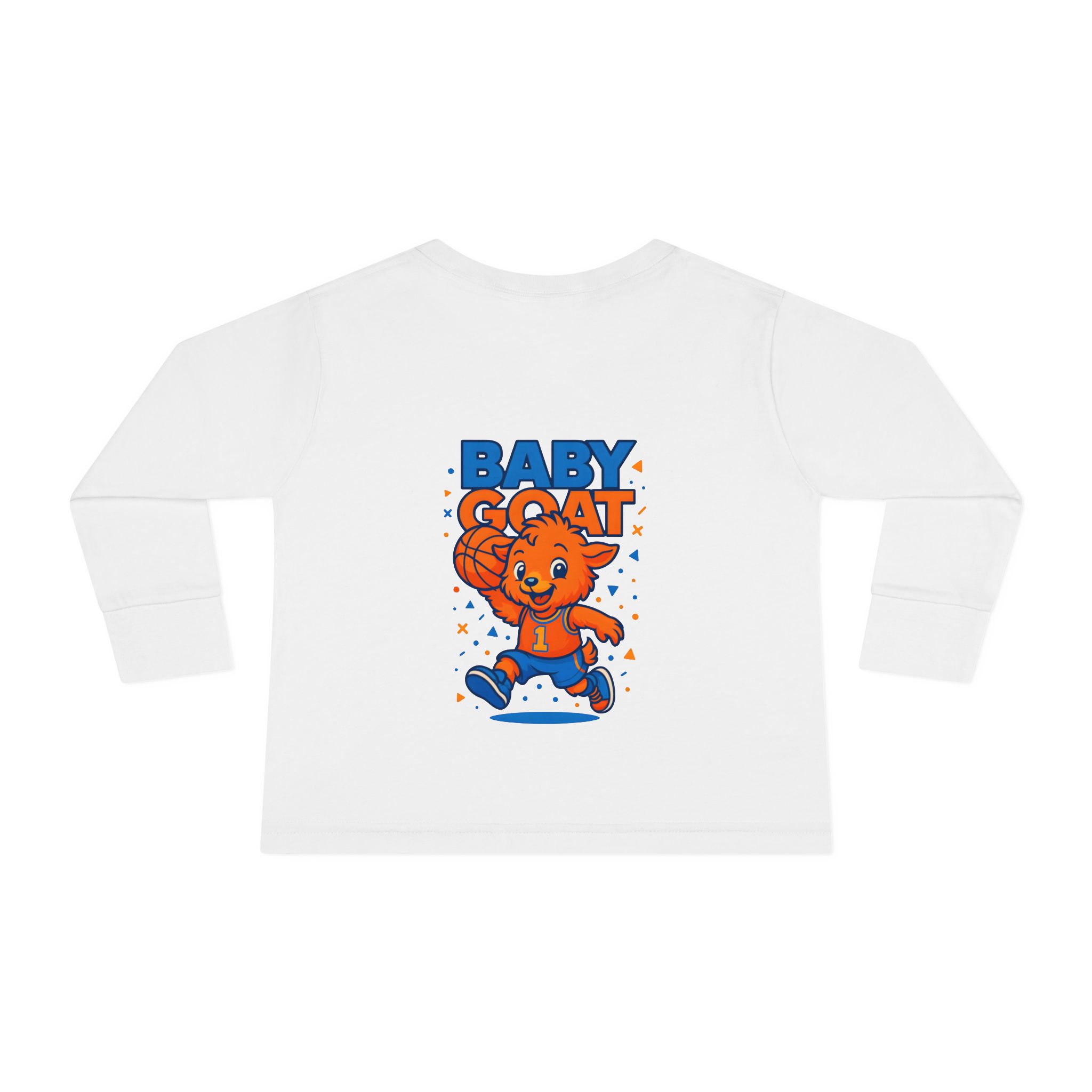 Baby G.O.A.T – MJ Toddler Long Sleeve Tee - Image 2