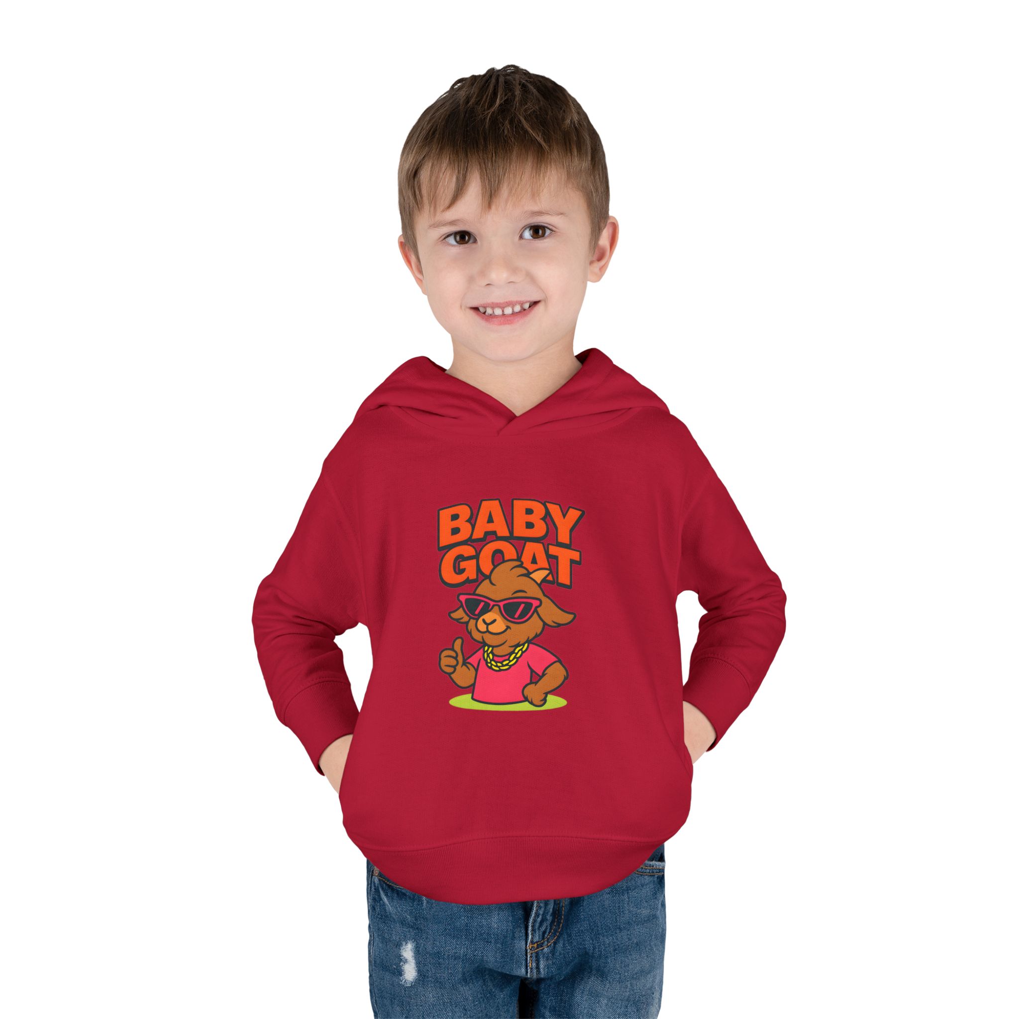 Skye the Style Queen Baby Goat Toddler Hoodie — Cute Cartoon 'Baby Goat' Pullover for Kids - Image 15