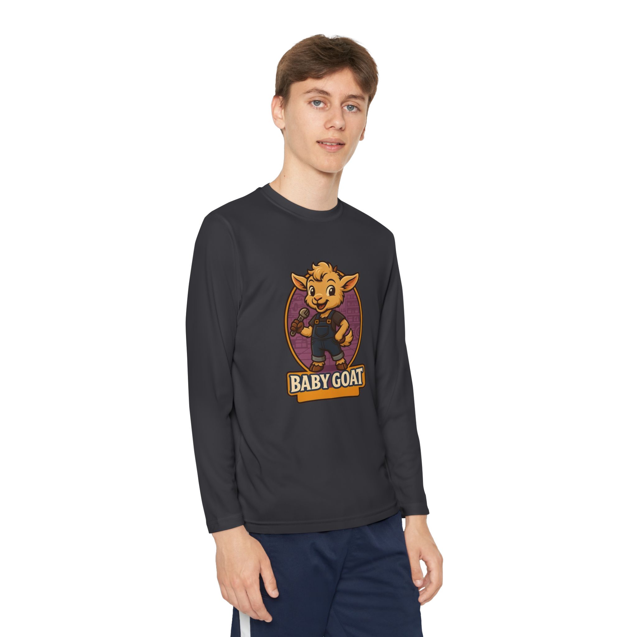 Youth Long Sleeve Competitor Tee - Image 7