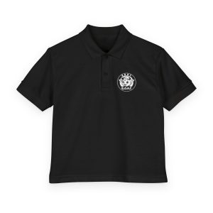 Baby G.O.A.T – Classic Edition Youth Polo Shirt — 'Baby G.O.A.T.' Goat Logo Embroidered School Uniform