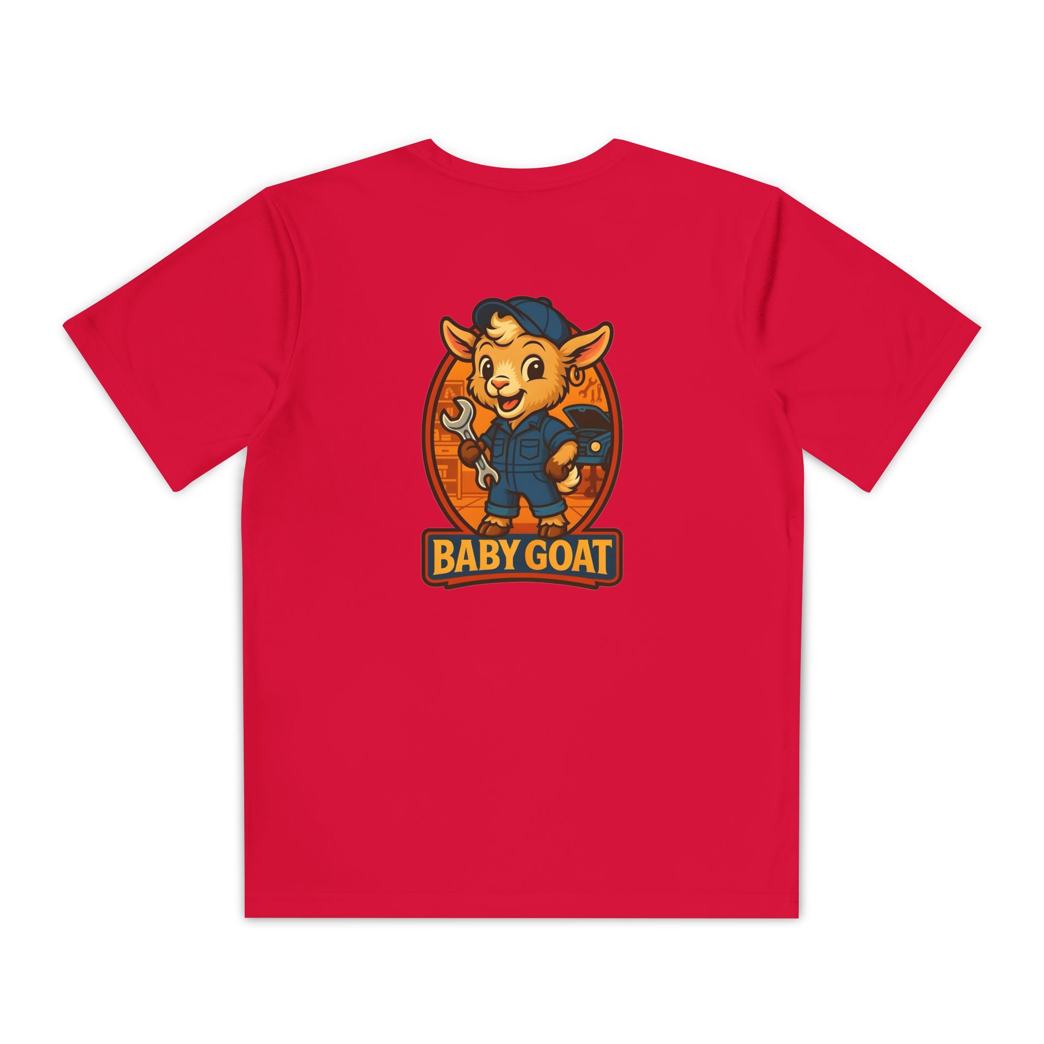 Ollie the Auto Helper Youth Tee — 'Baby Goat' Cute Competitor Mascot Shirt - Image 14