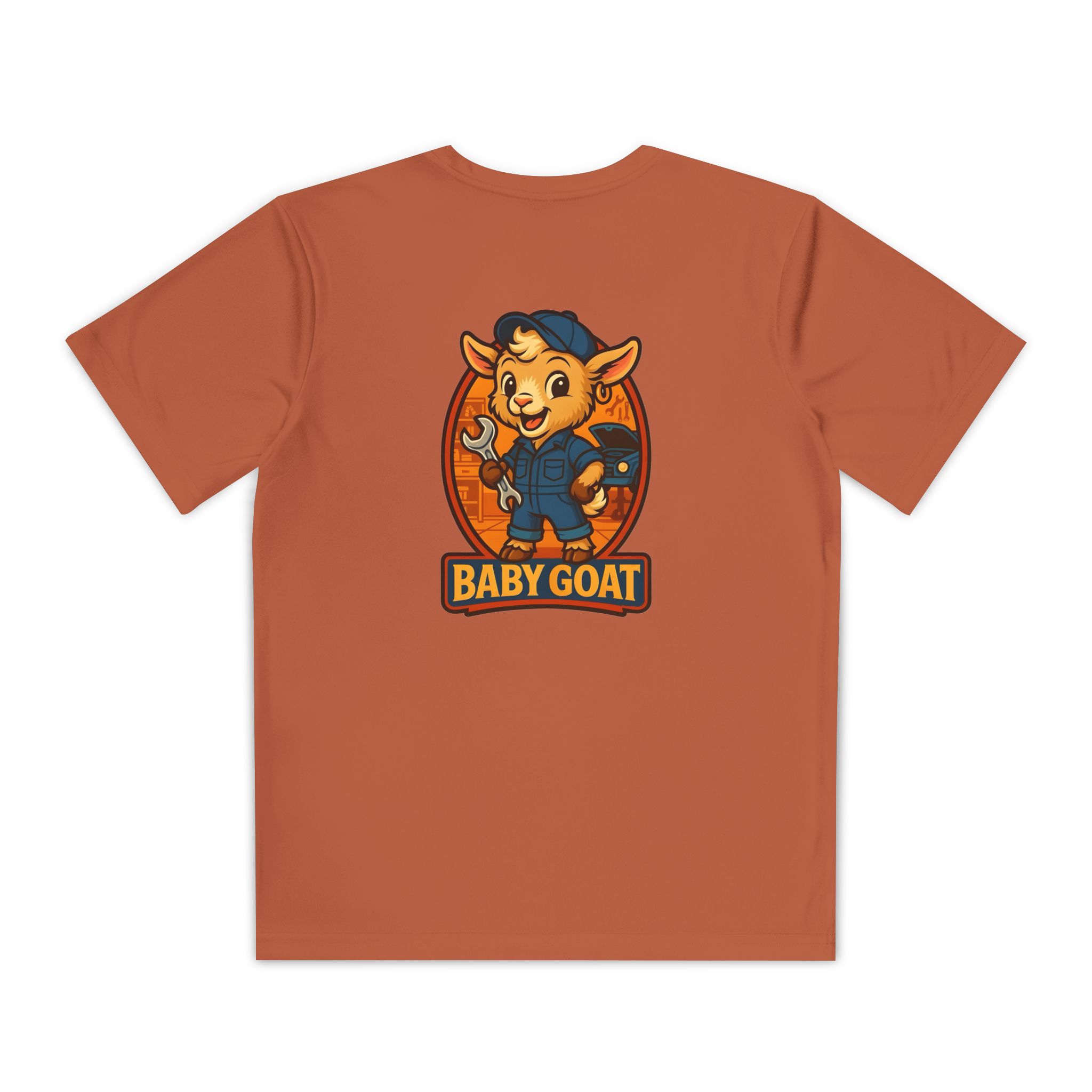 Ollie the Auto Helper Youth Tee — 'Baby Goat' Cute Competitor Mascot Shirt - Image 6
