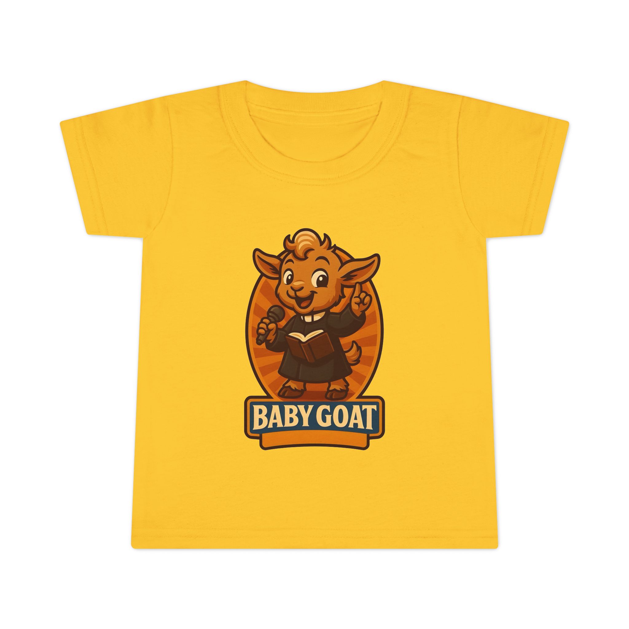 Baby Goat Toddler T-Shirt — Cute Singing Goat Kids Tee - Image 4