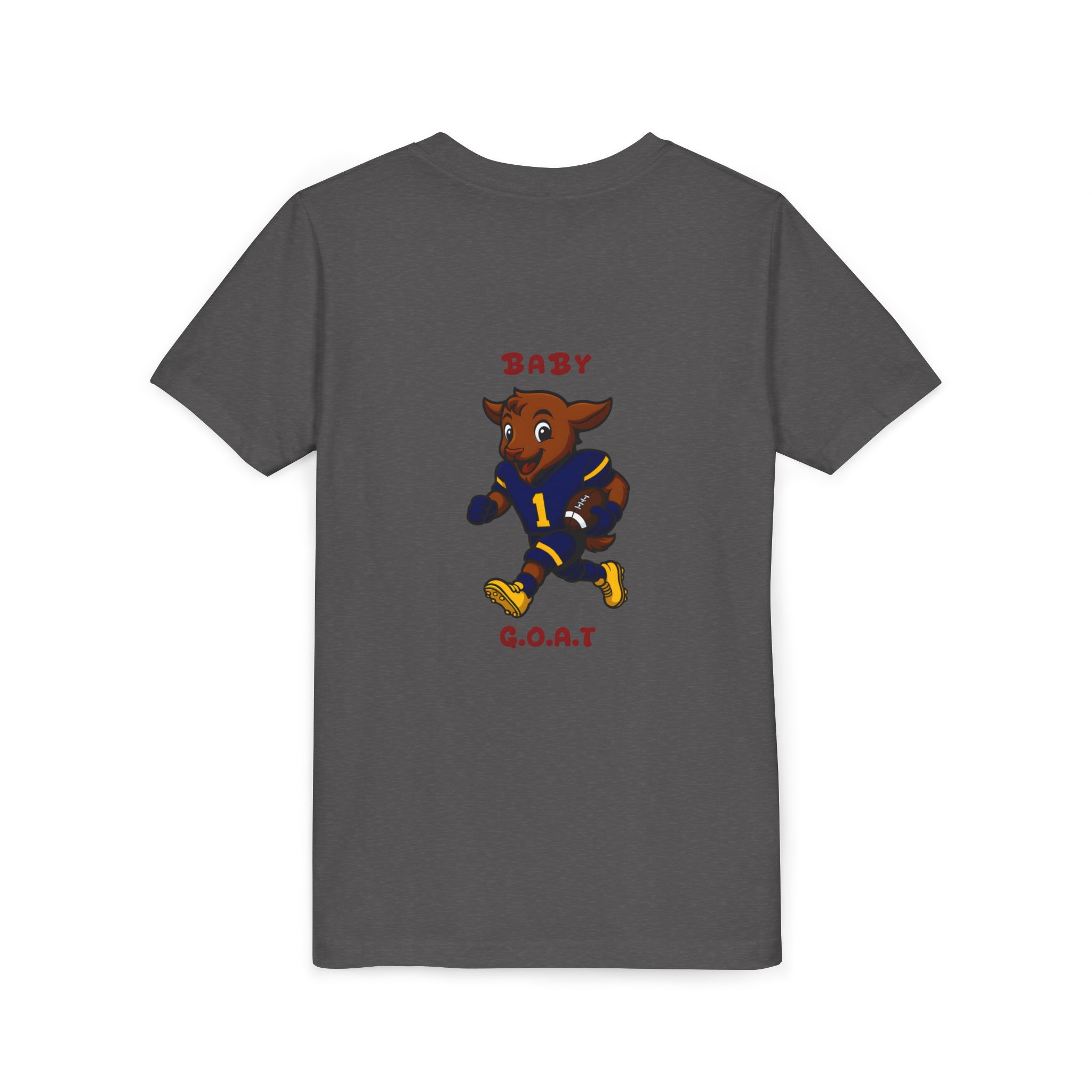 Davon The Touchdown Star In Action Youth Tee — "Baby G.O.A.T." Cute Football Goat Kids T‑Shirt - Image 16