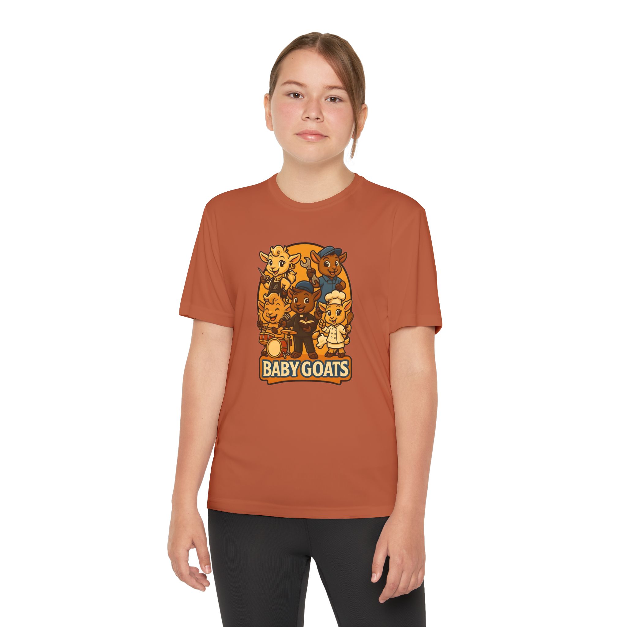 Youth T-Shirt — "Baby Goats" Cute Cartoon Kids Tee - Image 8