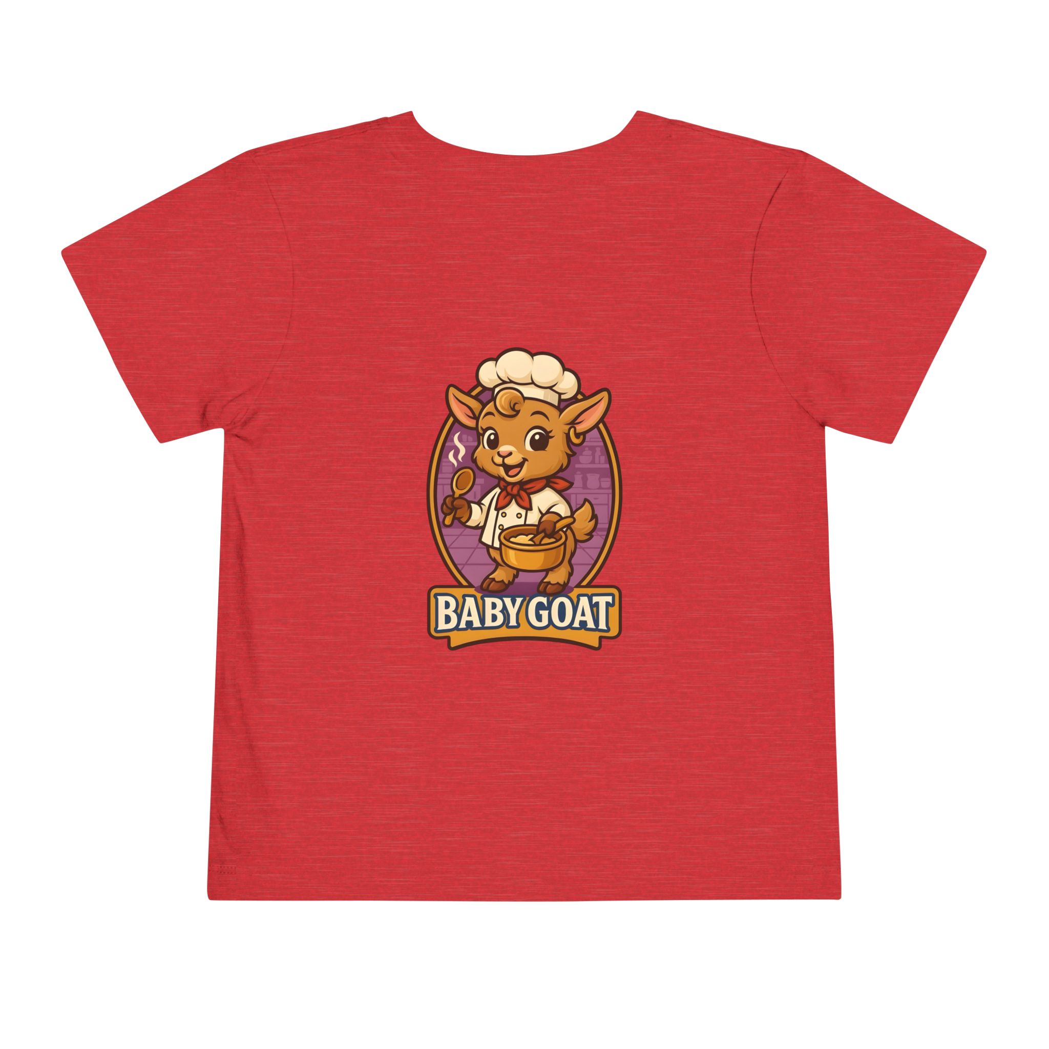 Toddler Tee — Cute 'Baby Goat' Cartoon Chef Kids Shirt - Image 14