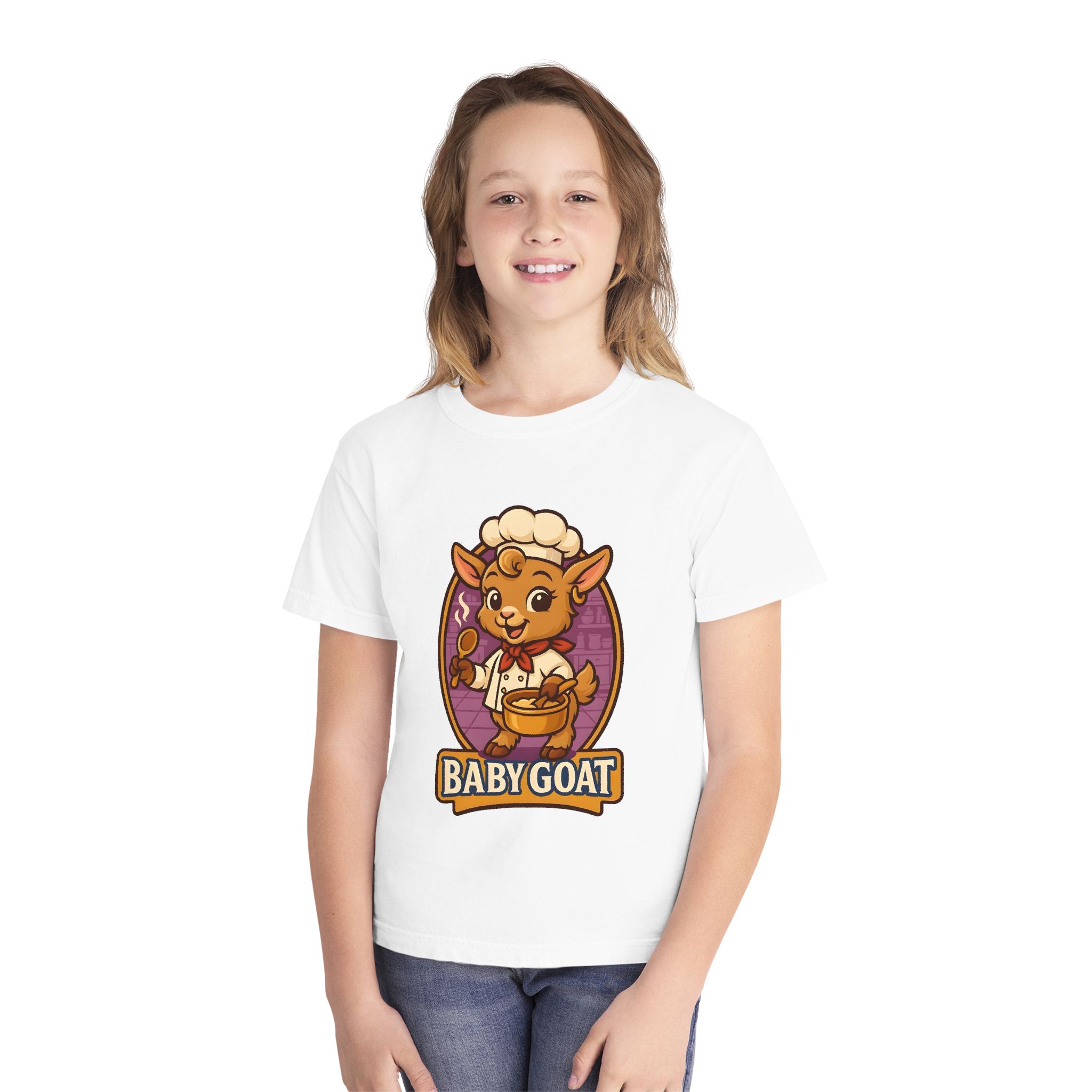 Baby Goat Kids T‑Shirt — Cute Chef Kid Tee for Toddlers & Little Foodies - Image 3