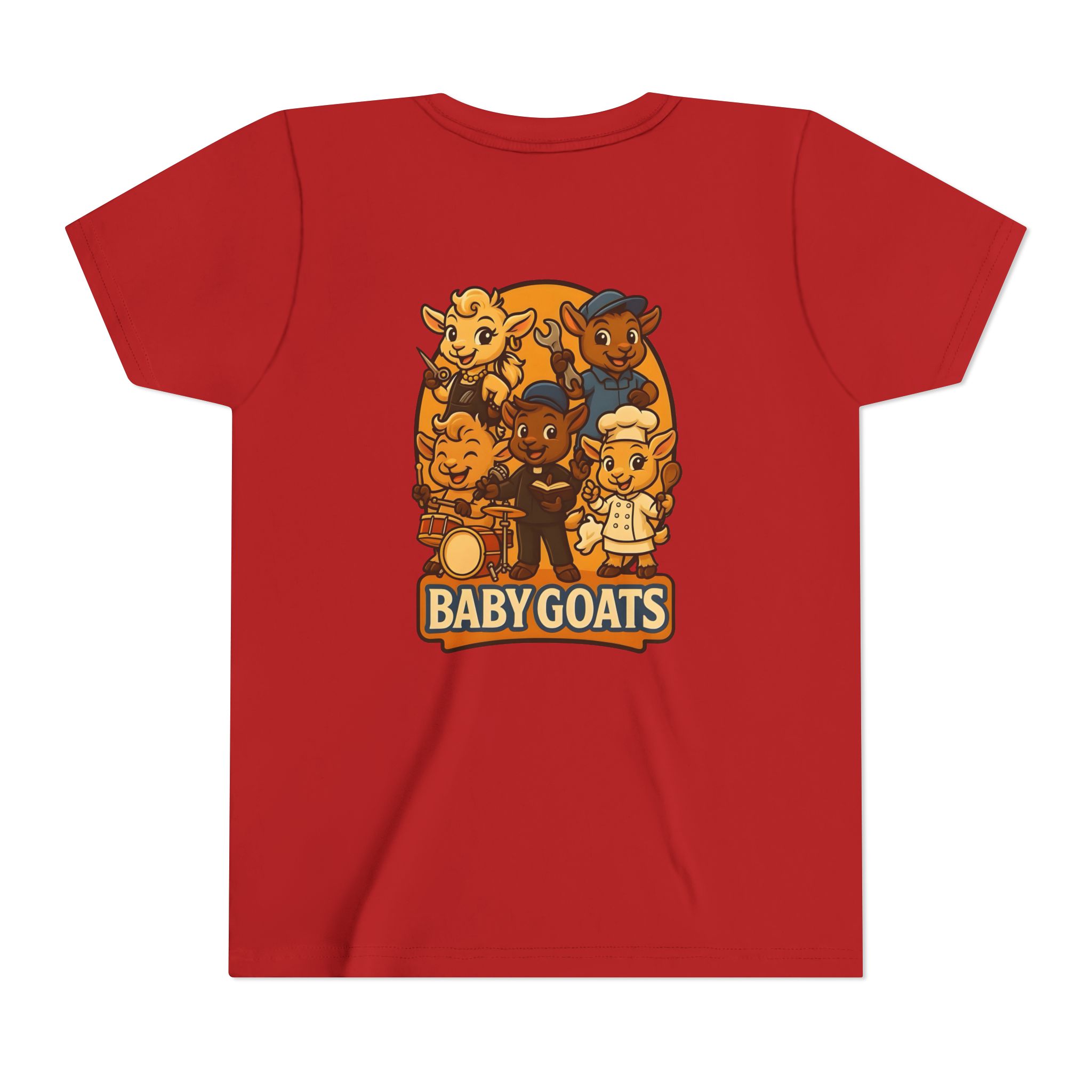 Baby Goats Kids T‑Shirt — Cute Cartoon Baby Goats Graphic Tee for Toddlers & Kids - Image 18