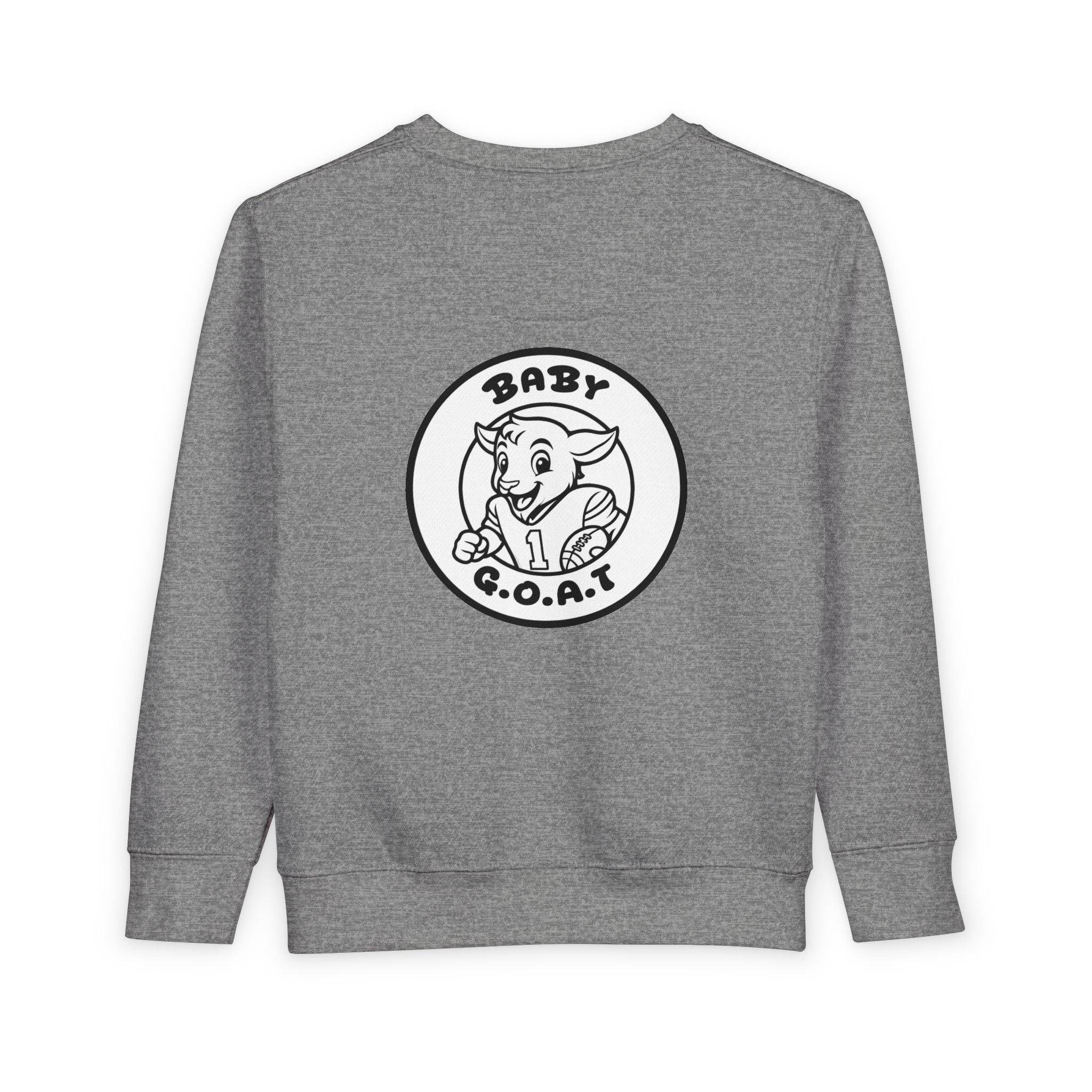 The Touchdown Star Baby G.O.A.T. Toddler Sweatshirt — Cute Goat Graphic Pullover for Infants & Toddlers - Image 10